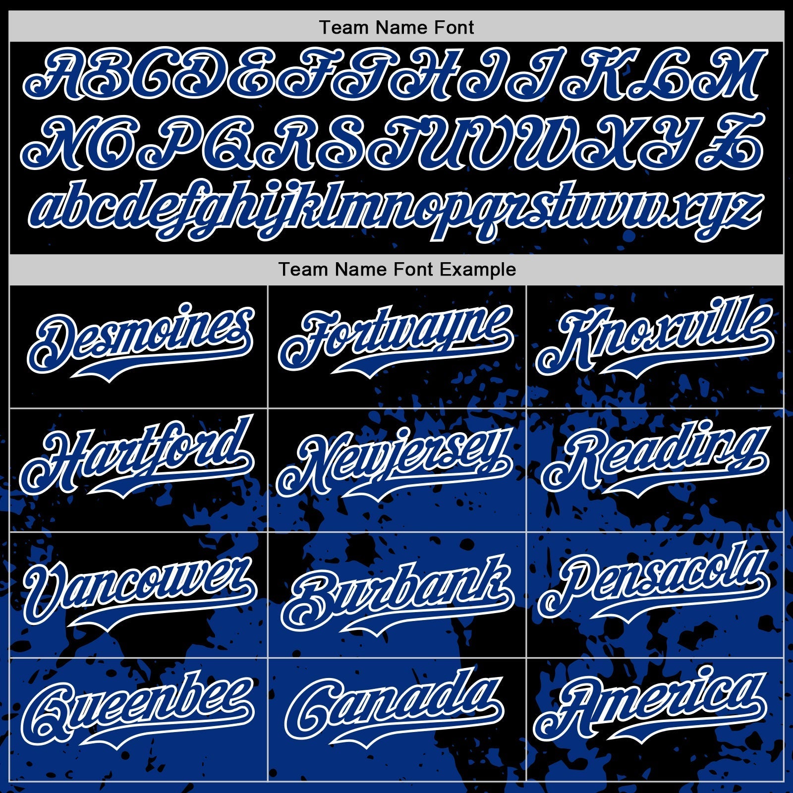 Custom Black Royal-White Abstract Splatter Grunge Authentic Baseball Jersey baseball jersey product view 4