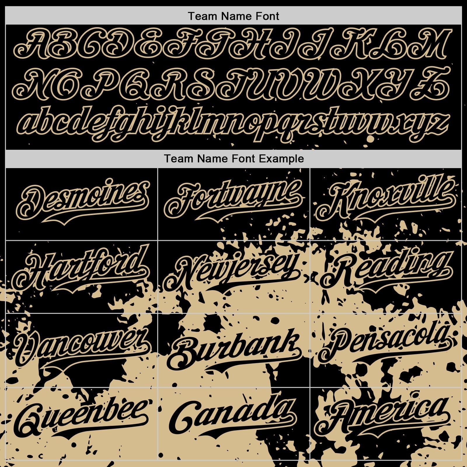 Custom Black Vegas Gold Abstract Splatter Grunge Authentic Baseball Jersey baseball jersey product view 4