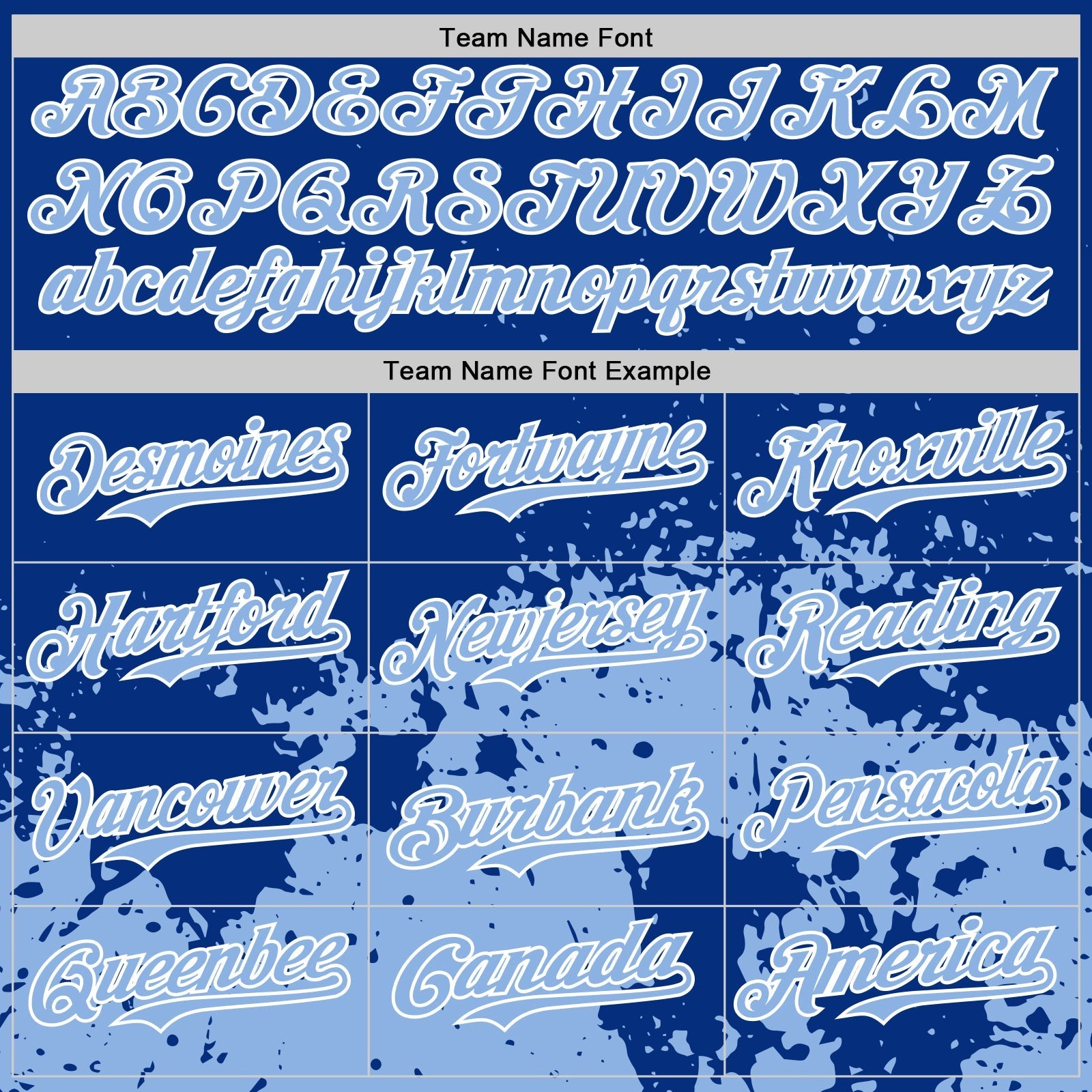 Custom Royal Light Blue-White Abstract Splatter Grunge Authentic Baseball Jersey baseball jersey product view 4