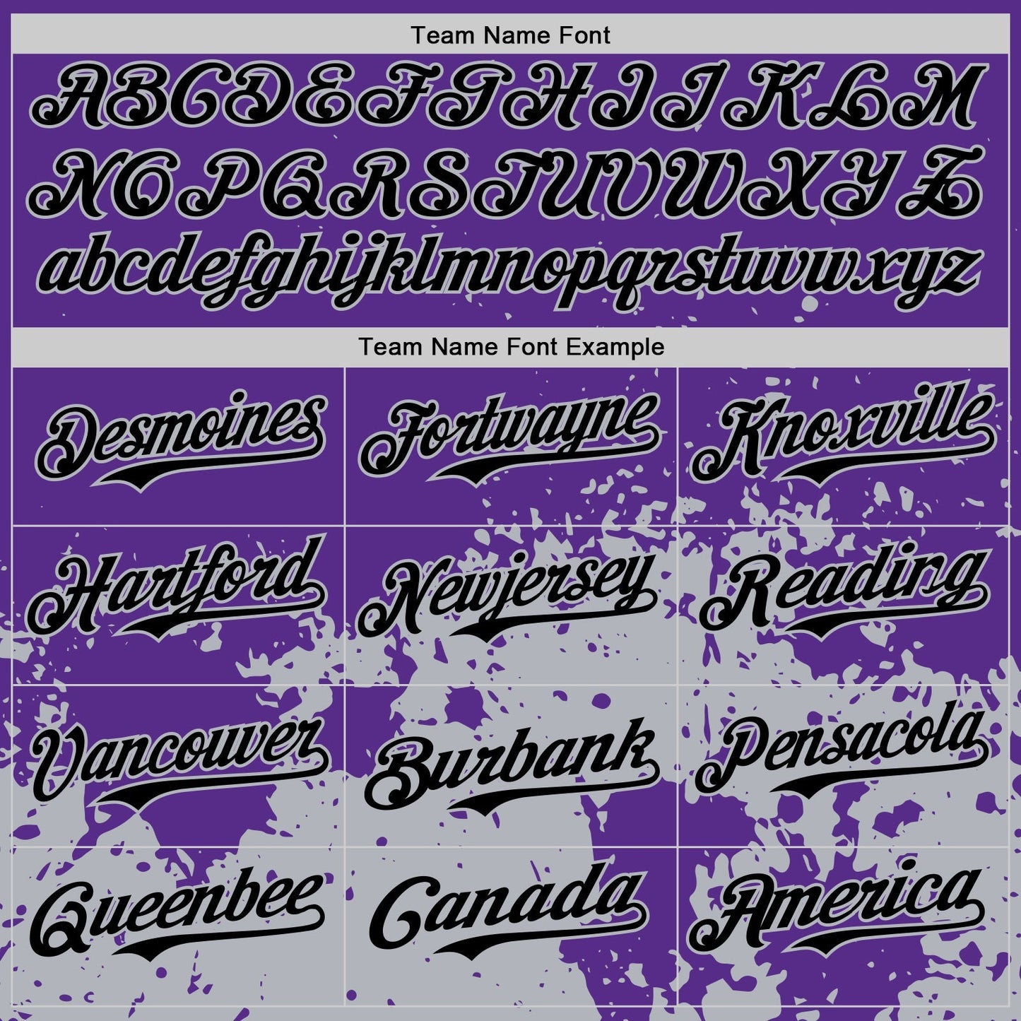 Custom Purple Black-Gray Abstract Splatter Grunge Authentic Baseball Jersey baseball jersey product view 4