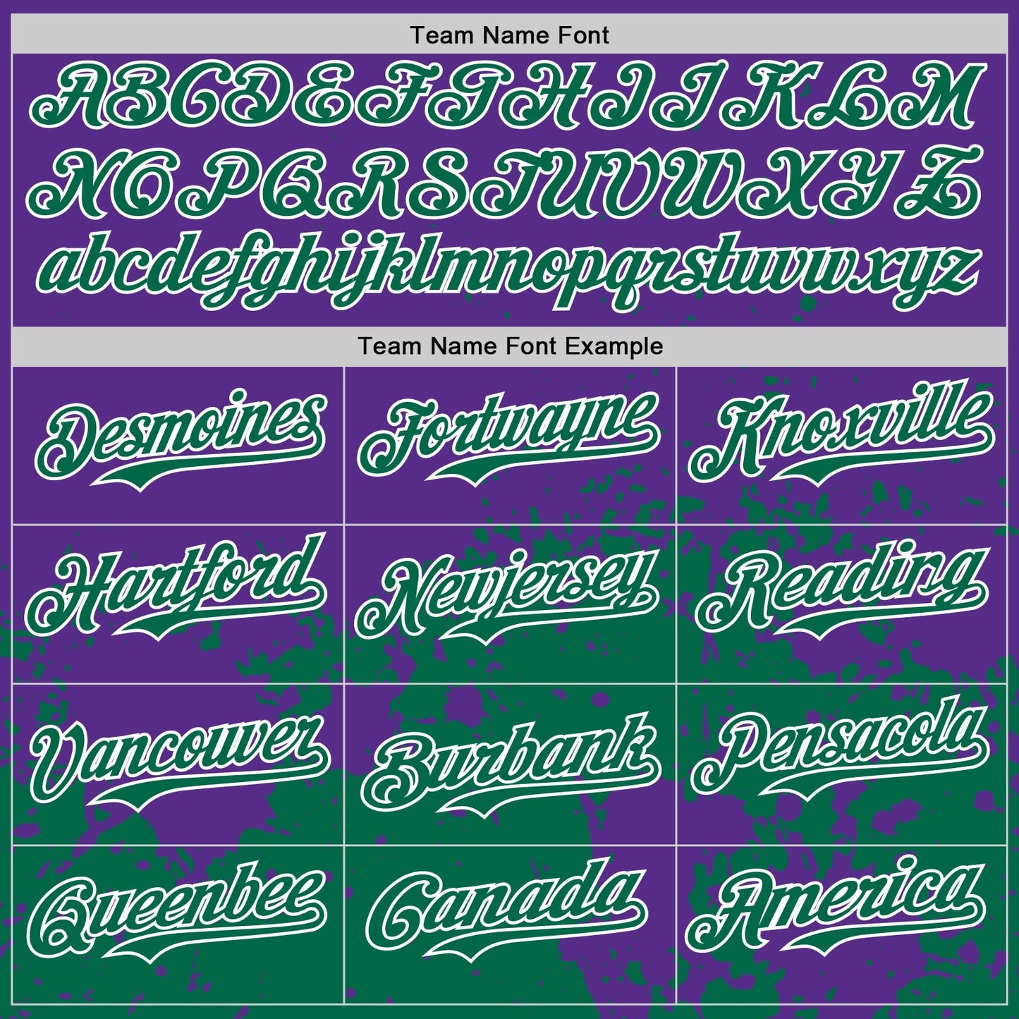 Custom Purple Kelly Green-White Abstract Splatter Grunge Authentic Baseball Jersey baseball jersey product view 4