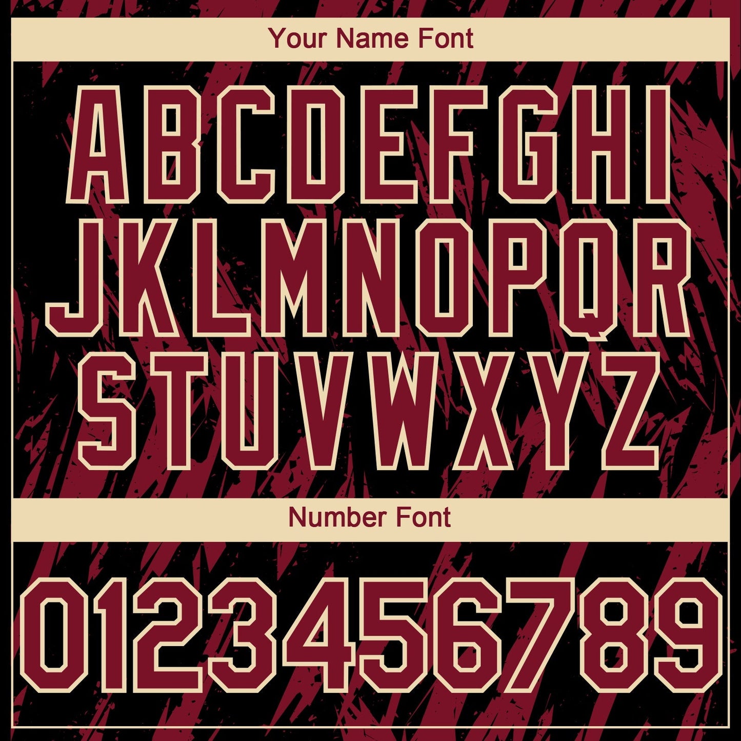 Custom Black Crimson-Cream Splatter Torn Sharp Brush Stroke Authentic Baseball Jersey baseball jersey product view 5