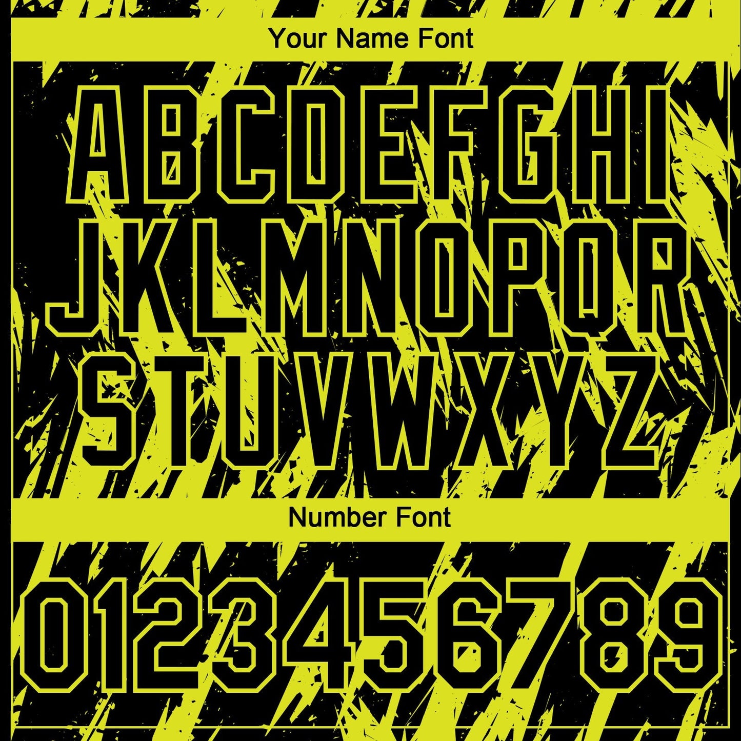 Custom Black Neon Yellow Splatter Torn Sharp Brush Stroke Authentic Baseball Jersey baseball jersey product view 5