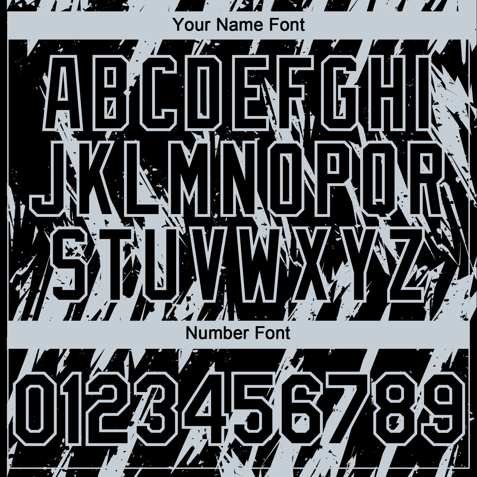 Custom Black Silver Splatter Torn Sharp Brush Stroke Authentic Baseball Jersey baseball jersey product view 5