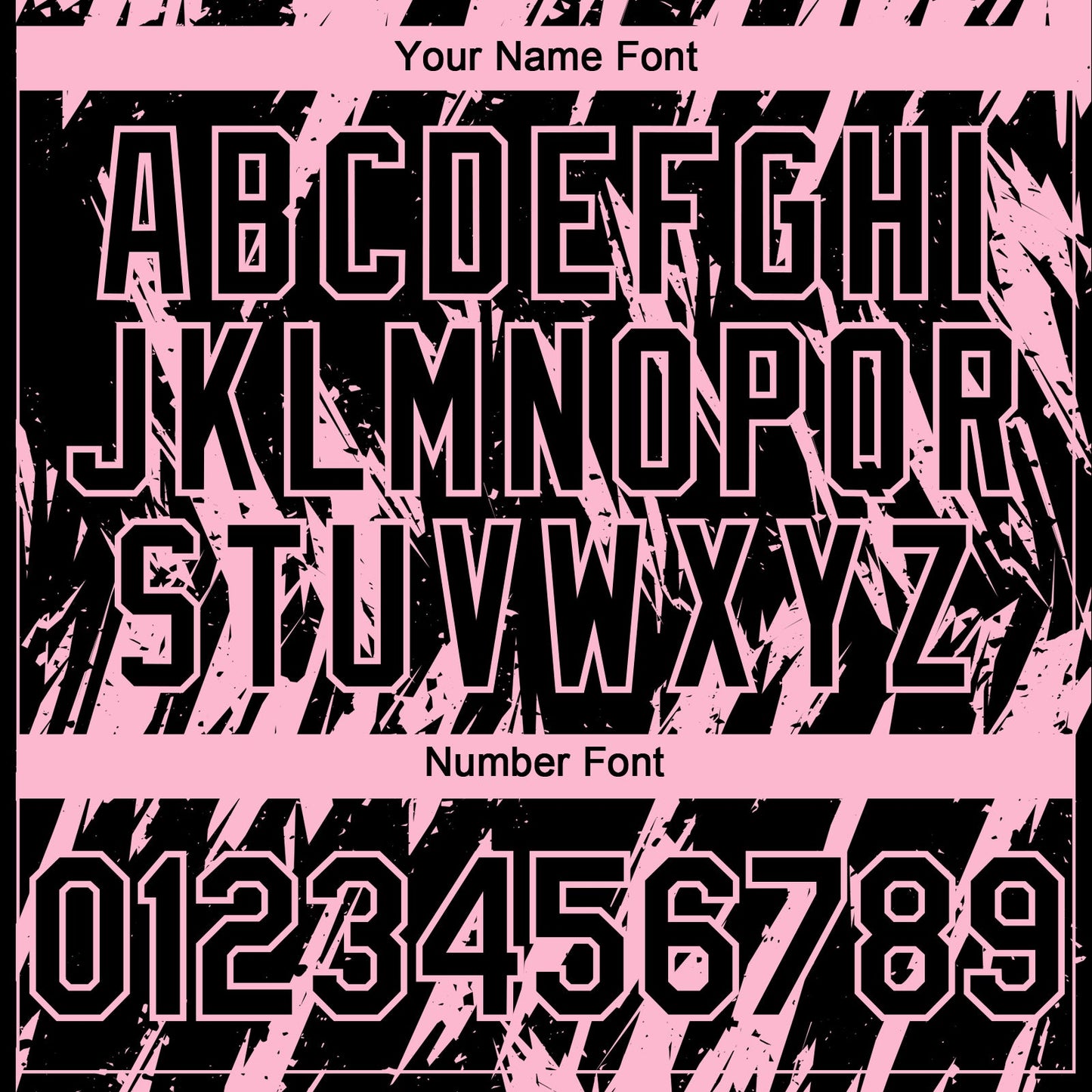 Custom Black Light Pink Splatter Torn Sharp Brush Stroke Authentic Baseball Jersey baseball jersey product view 5