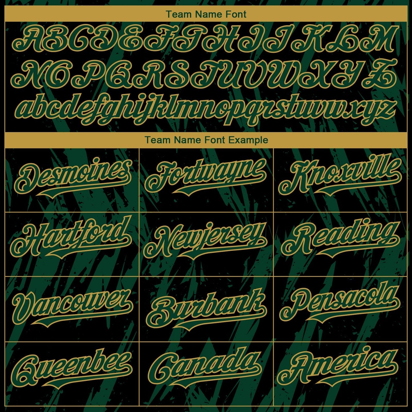 Custom Black Green-Old Gold Splatter Torn Sharp Brush Stroke Authentic Baseball Jersey baseball jersey product view 4