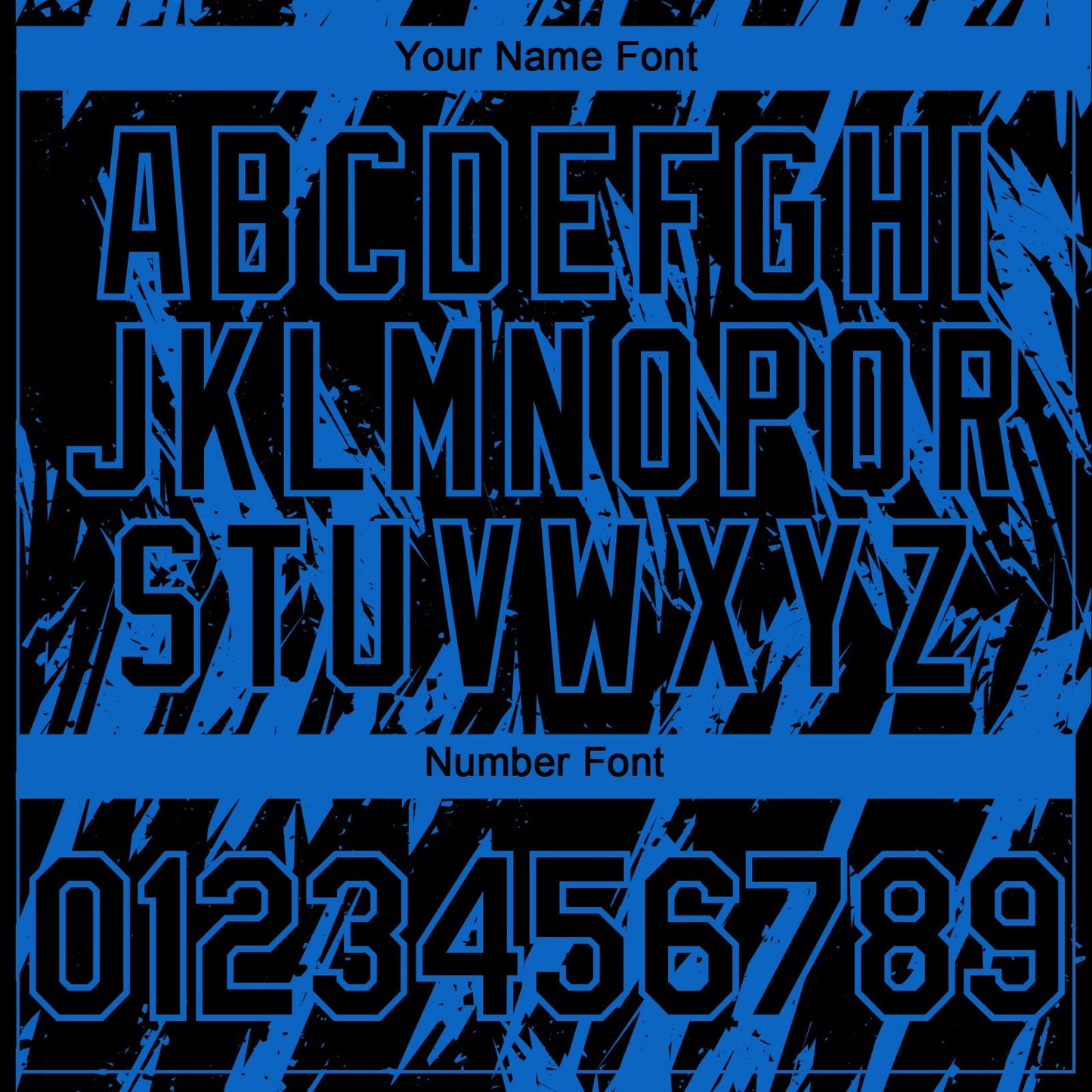 Custom Black Blue Splatter Torn Sharp Brush Stroke Authentic Baseball Jersey baseball jersey product view 5