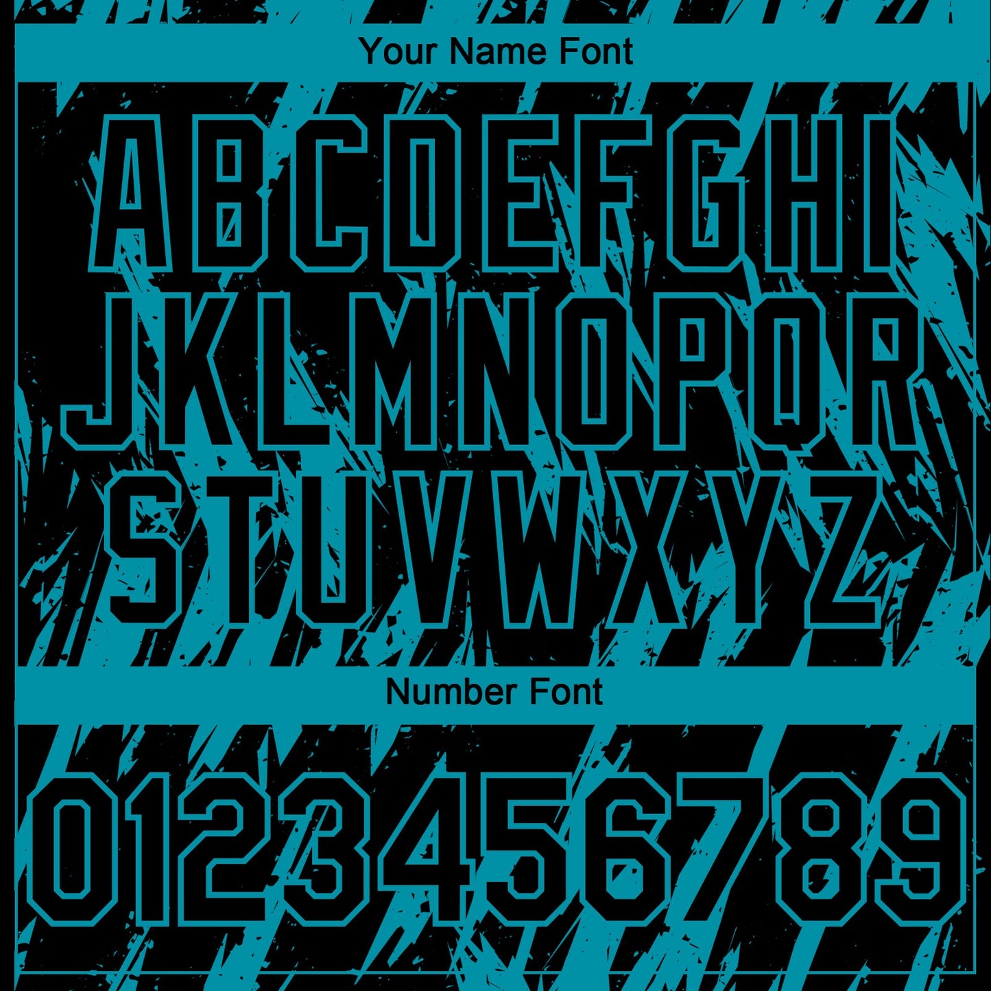 Custom Black Teal Splatter Torn Sharp Brush Stroke Authentic Baseball Jersey baseball jersey product view 5
