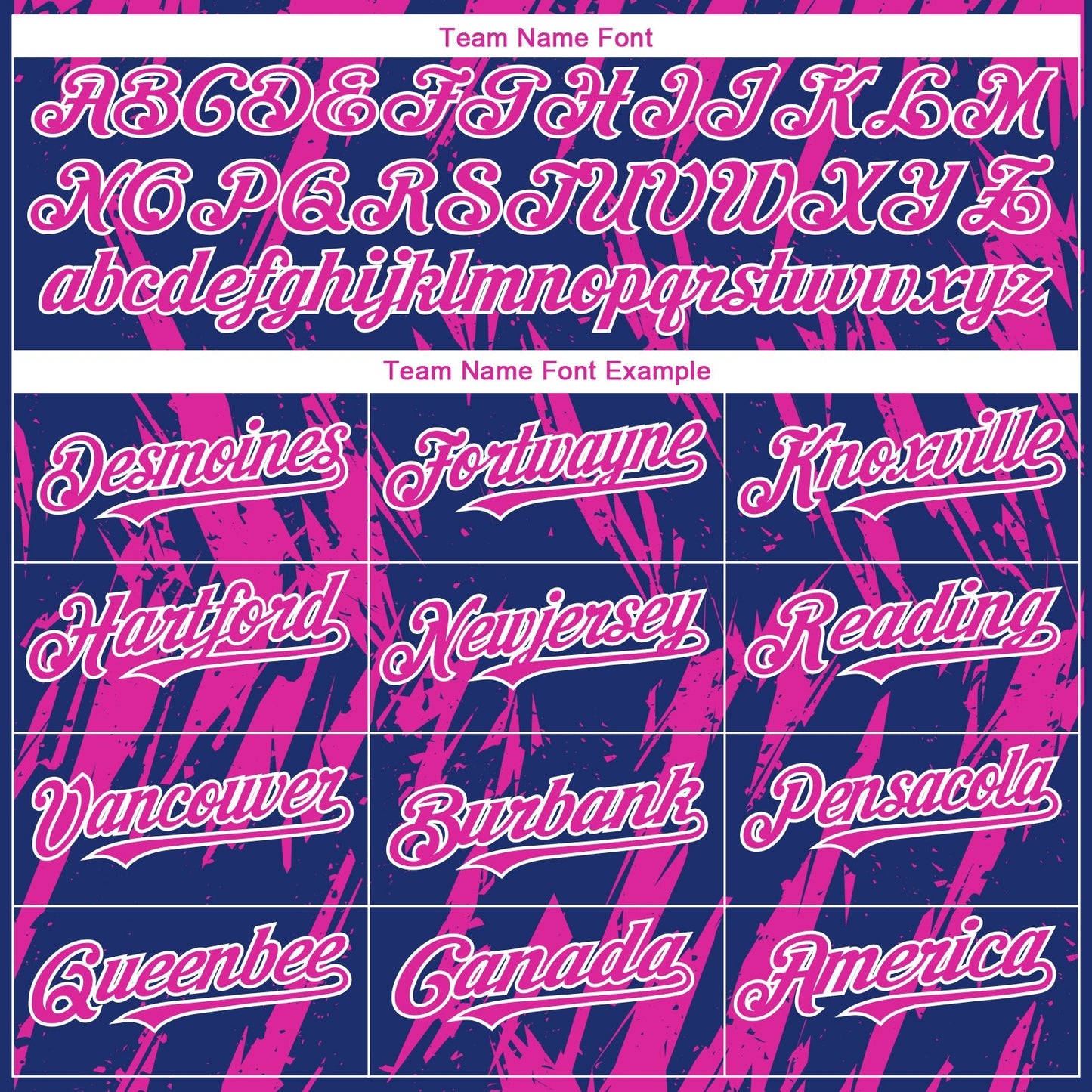 Custom Royal Deep Pink-White Splatter Torn Sharp Brush Stroke Authentic Baseball Jersey baseball jersey product view 4