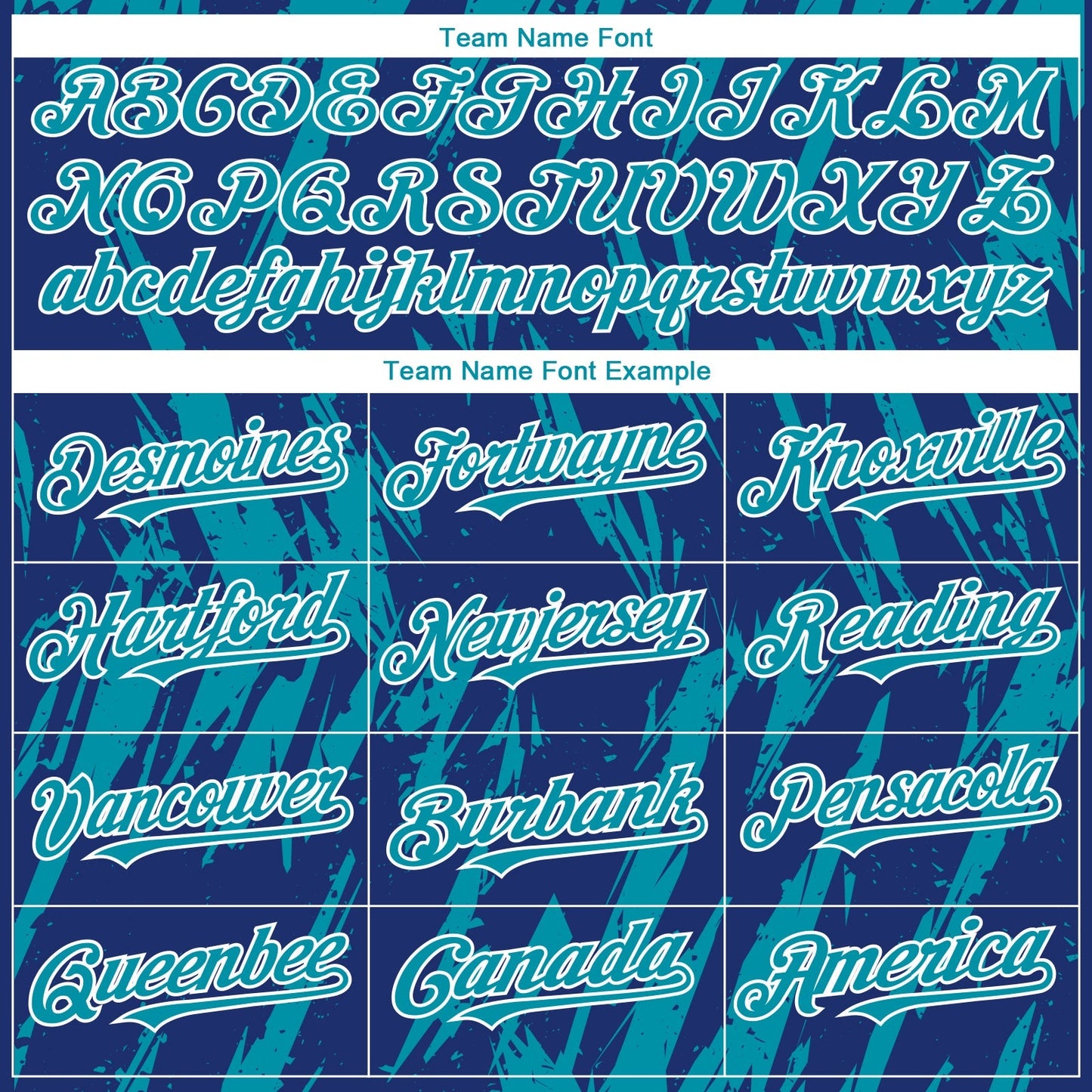Custom Royal Teal-White Splatter Torn Sharp Brush Stroke Authentic Baseball Jersey baseball jersey product view 4