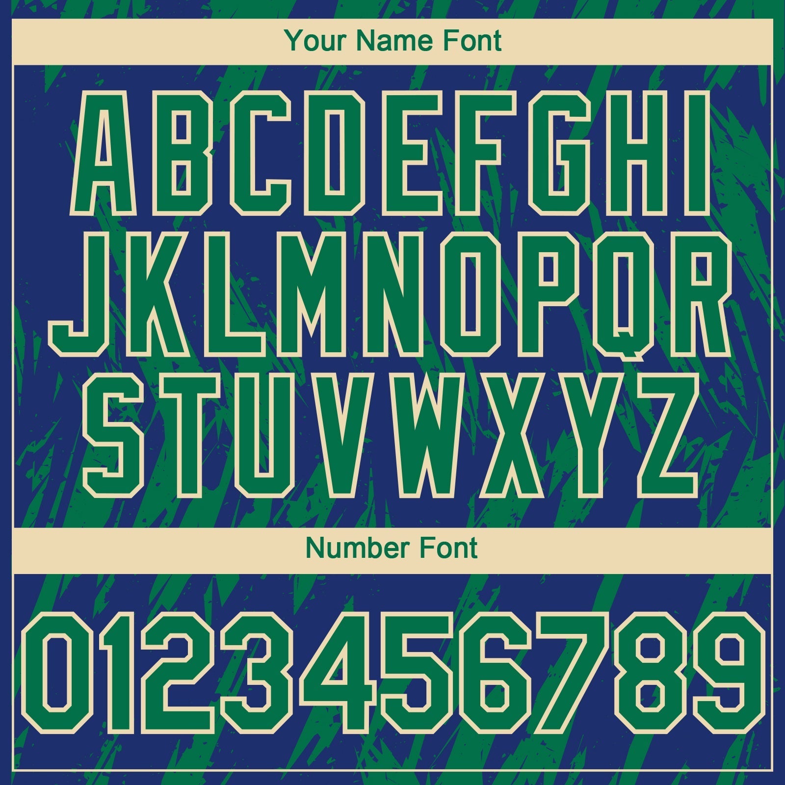 Custom Royal Kelly Green-Cream Splatter Torn Sharp Brush Stroke Authentic Baseball Jersey baseball jersey product view 5