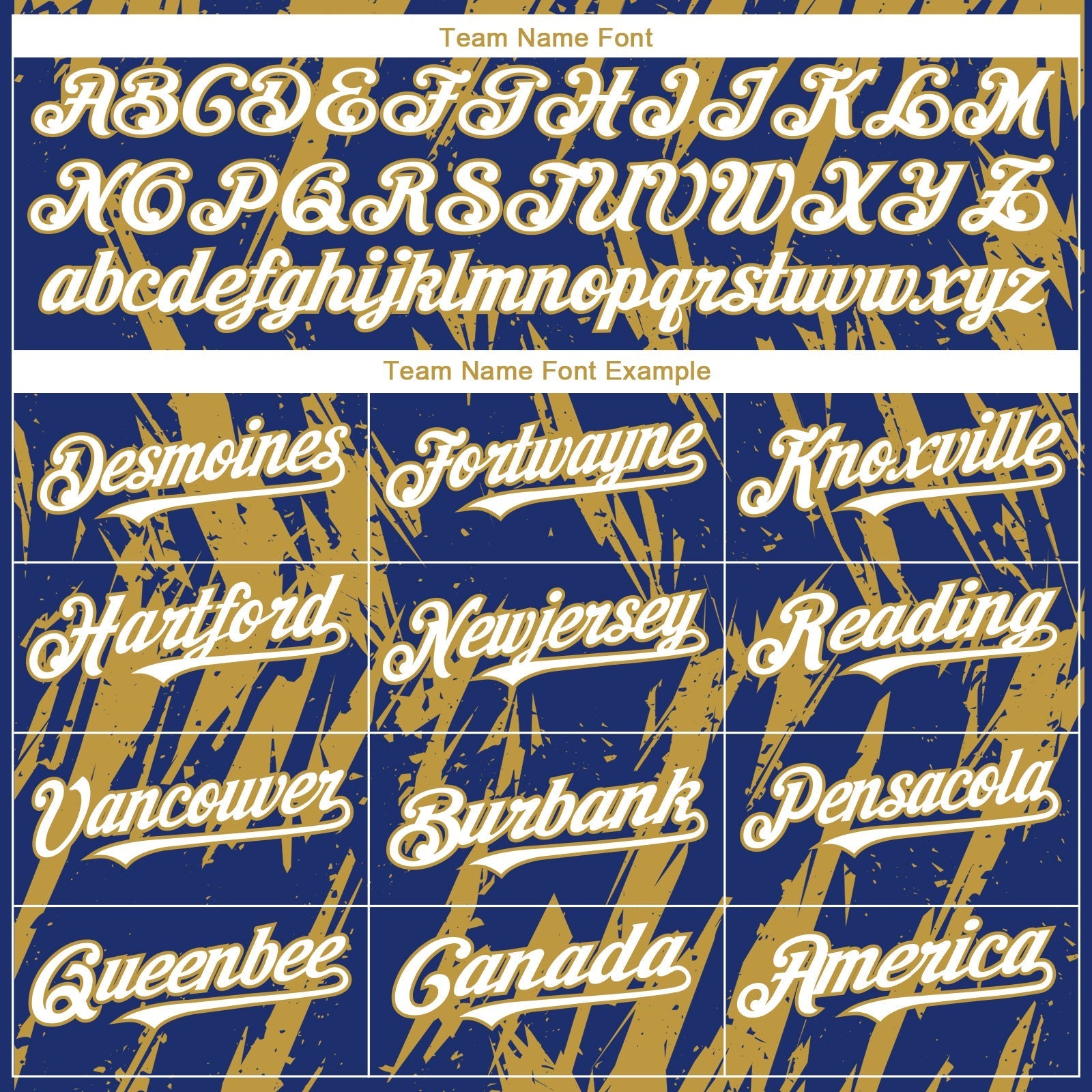 Custom Royal White-Old Gold Splatter Torn Sharp Brush Stroke Authentic Baseball Jersey baseball jersey product view 4