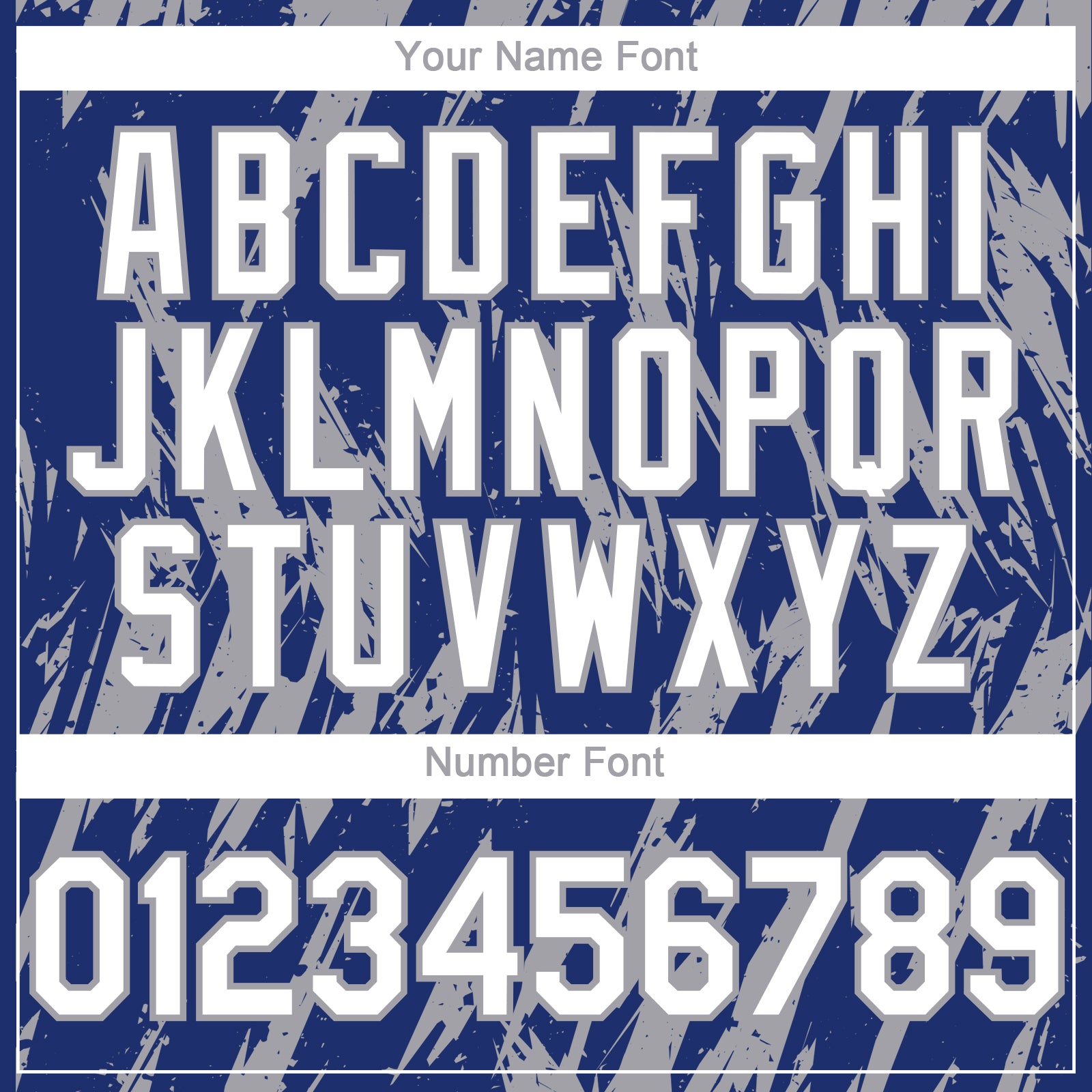 Custom Royal White-Gray Splatter Torn Sharp Brush Stroke Authentic Baseball Jersey baseball jersey product view 5