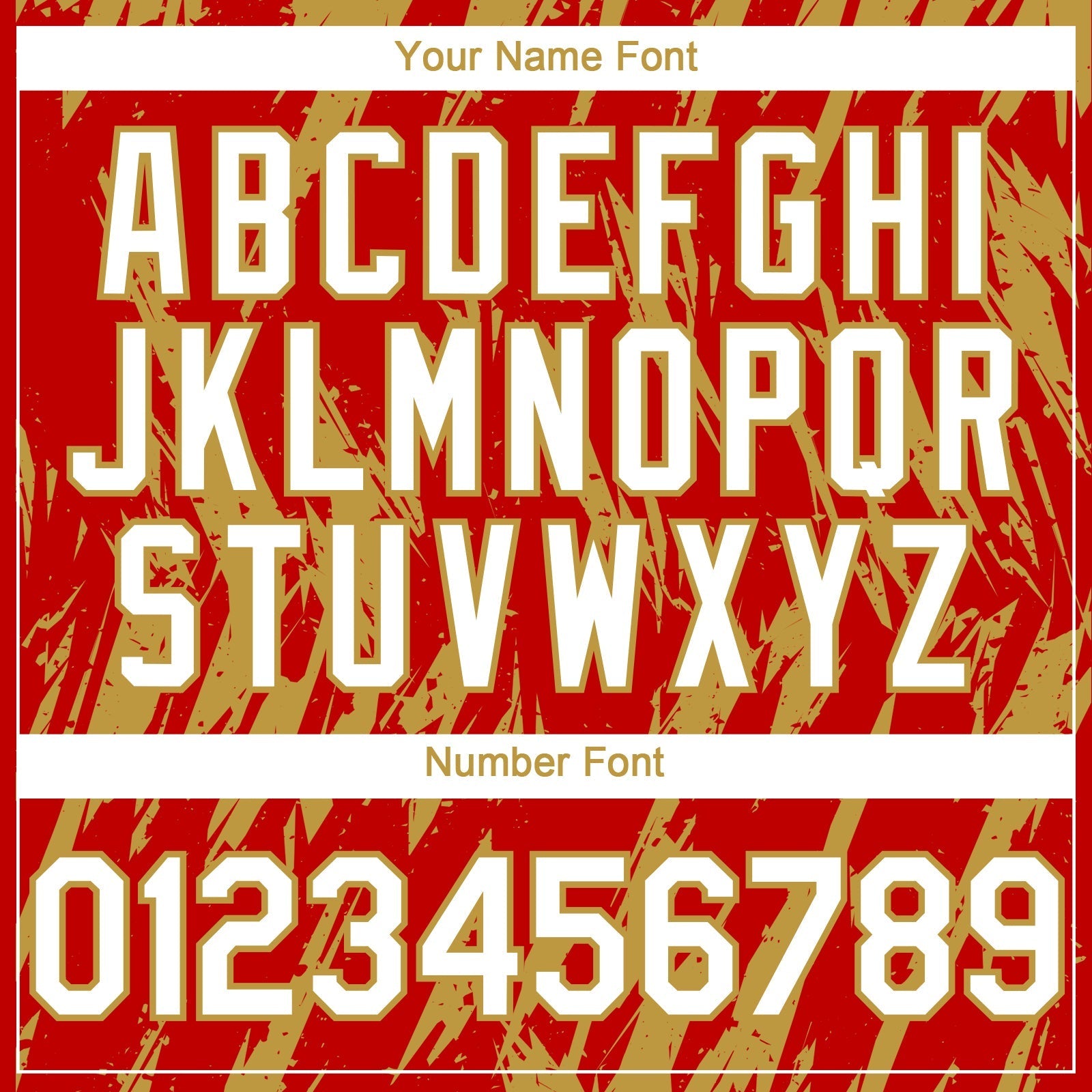 Custom Red White-Old Gold Splatter Torn Sharp Brush Stroke Authentic Baseball Jersey baseball jersey product view 5