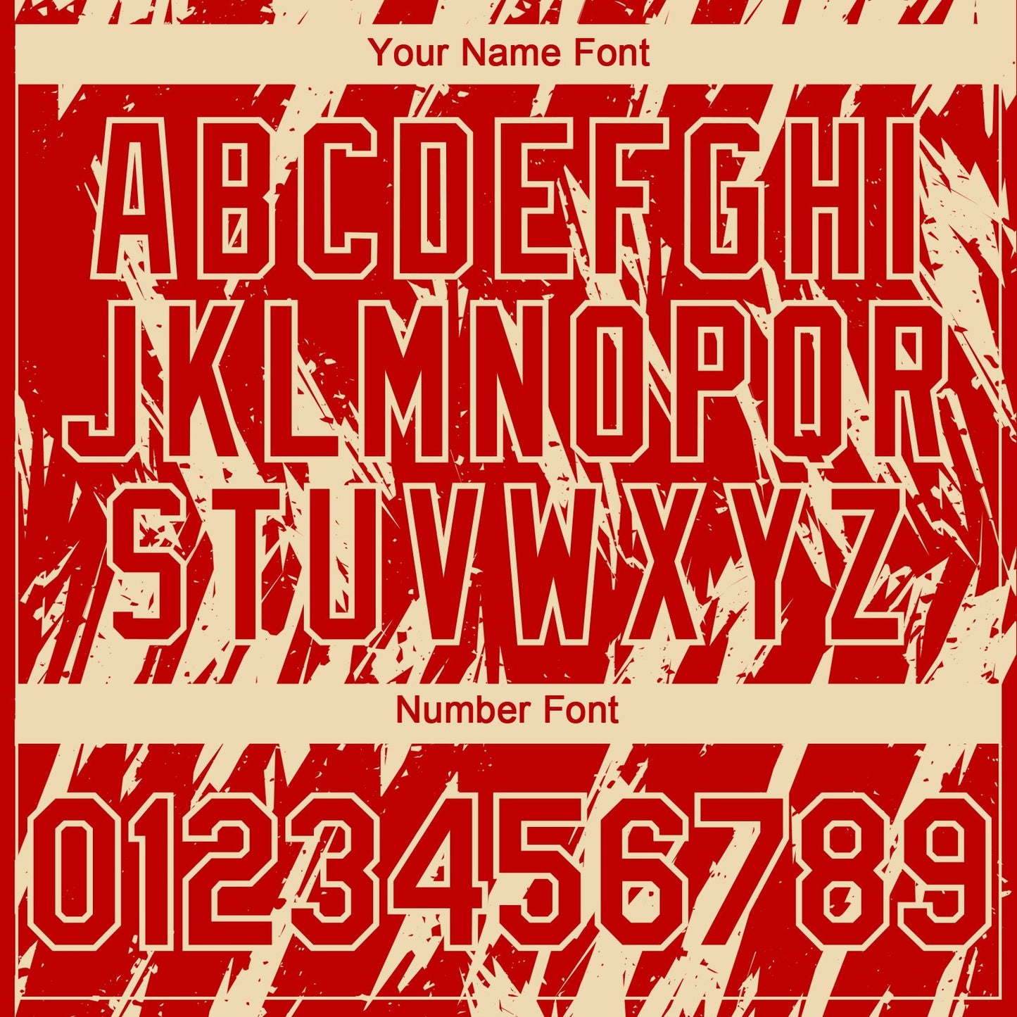 Custom Red Cream Splatter Torn Sharp Brush Stroke Authentic Baseball Jersey baseball jersey product view 5