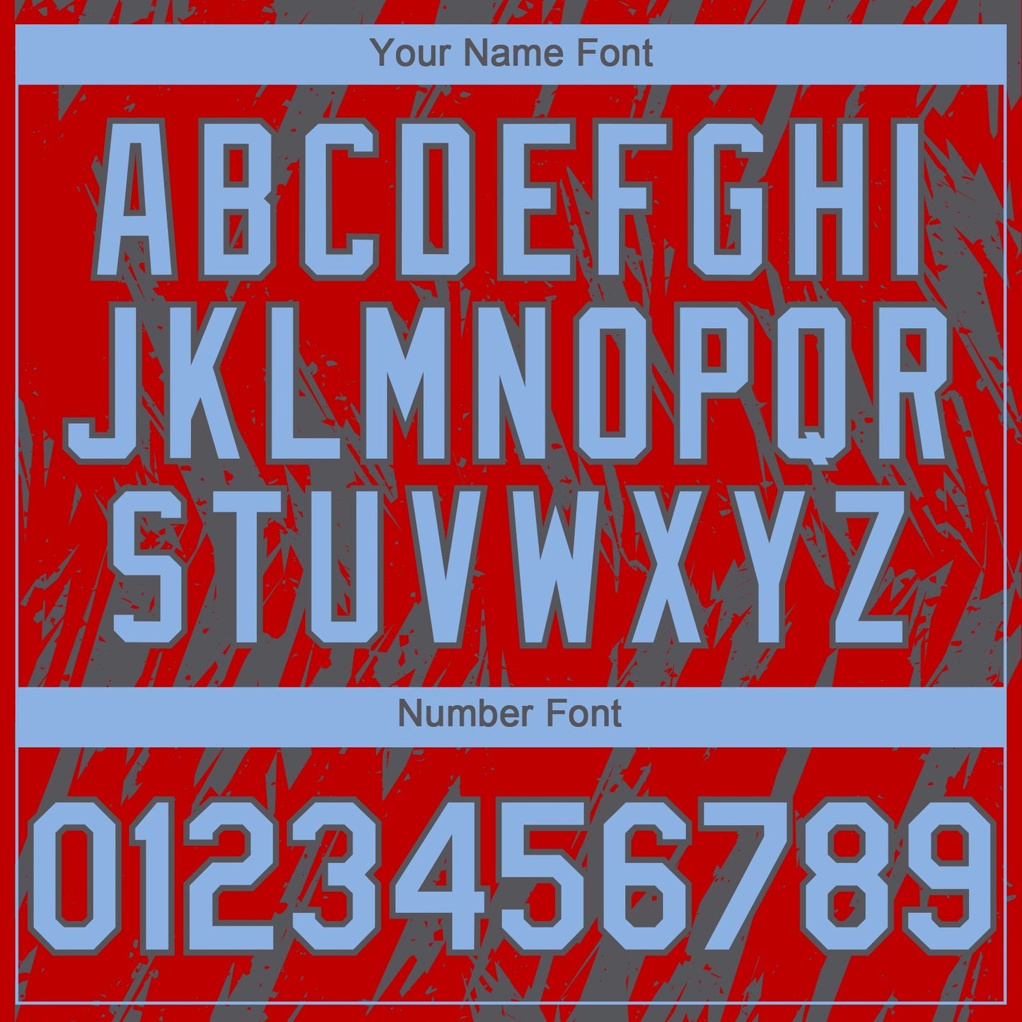 Custom Red Light Blue-Steel Gray Splatter Torn Sharp Brush Stroke Authentic Baseball Jersey baseball jersey product view 5