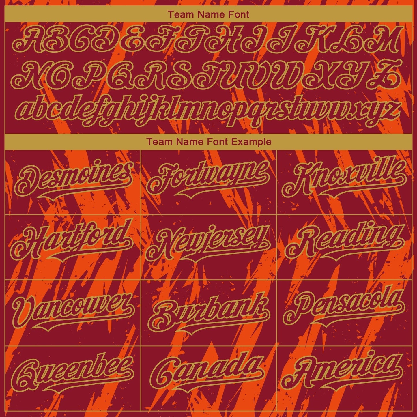 Custom Crimson Old Gold-Orange Splatter Torn Sharp Brush Stroke Authentic Baseball Jersey baseball jersey product view 4