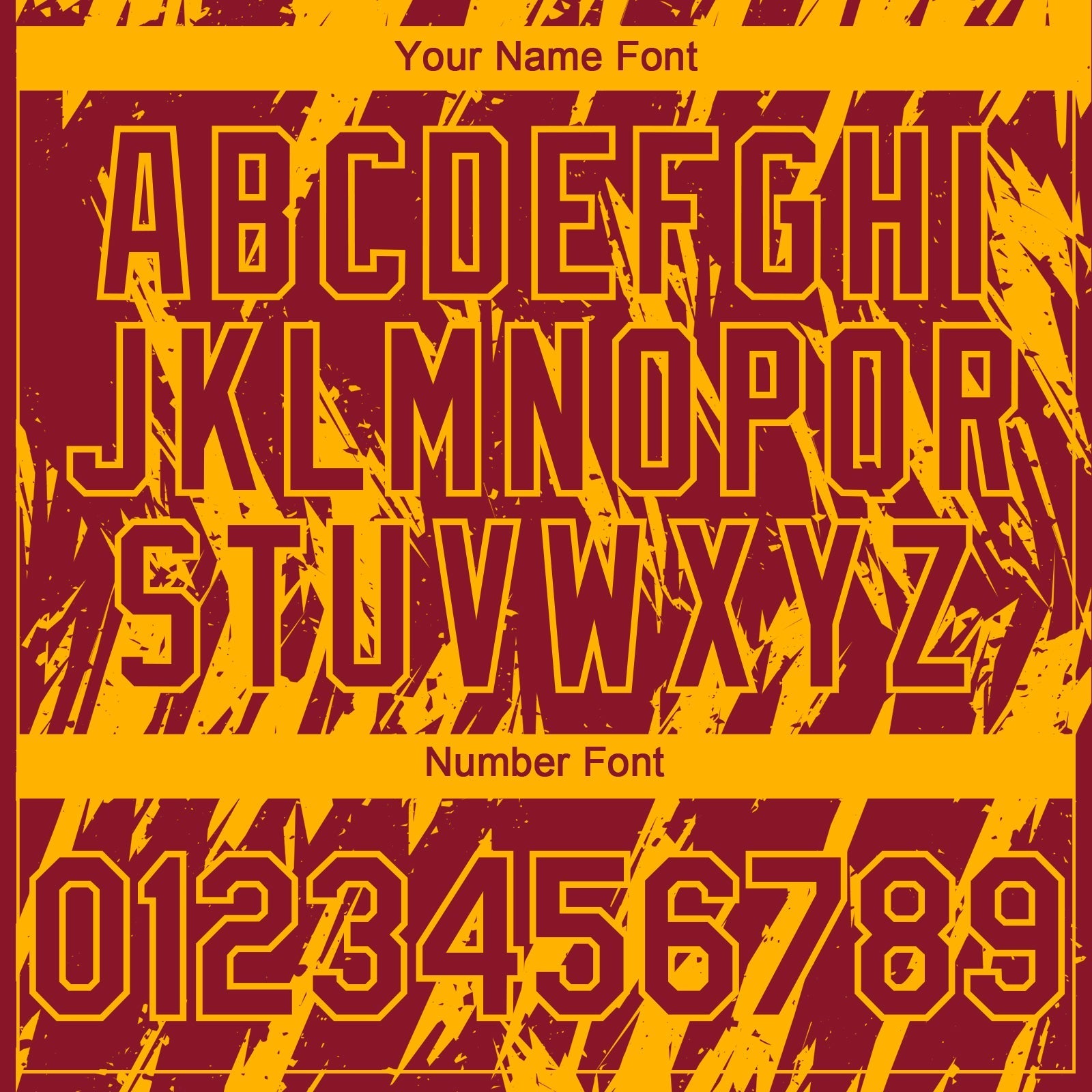 Custom Crimson Gold Splatter Torn Sharp Brush Stroke Authentic Baseball Jersey baseball jersey product view 5
