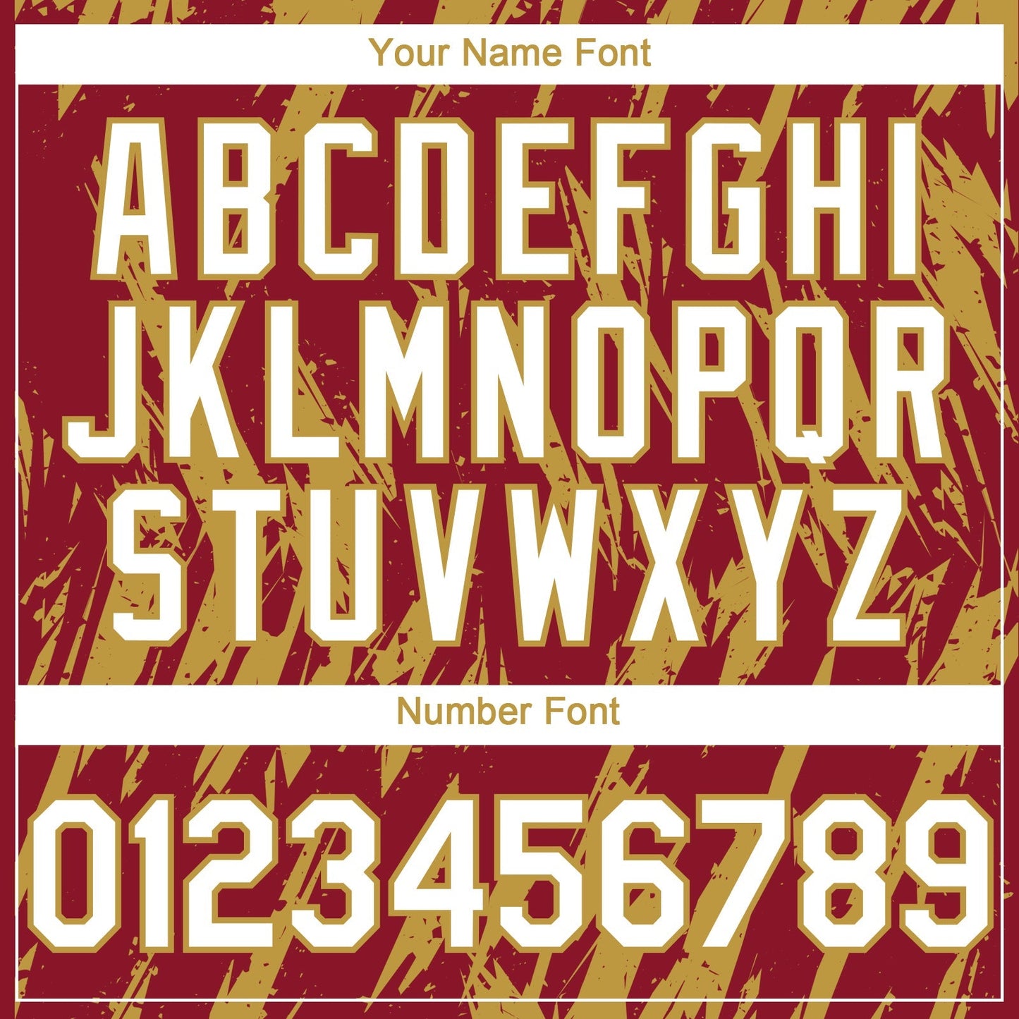 Custom Crimson White-Old Gold Splatter Torn Sharp Brush Stroke Authentic Baseball Jersey baseball jersey product view 5
