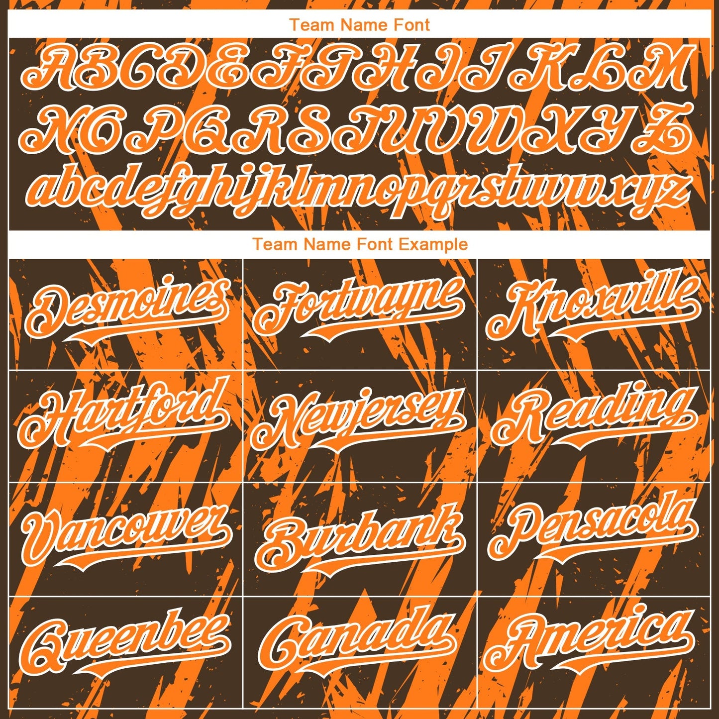 Custom Brown Bay Orange-White Splatter Torn Sharp Brush Stroke Authentic Baseball Jersey baseball jersey product view 4