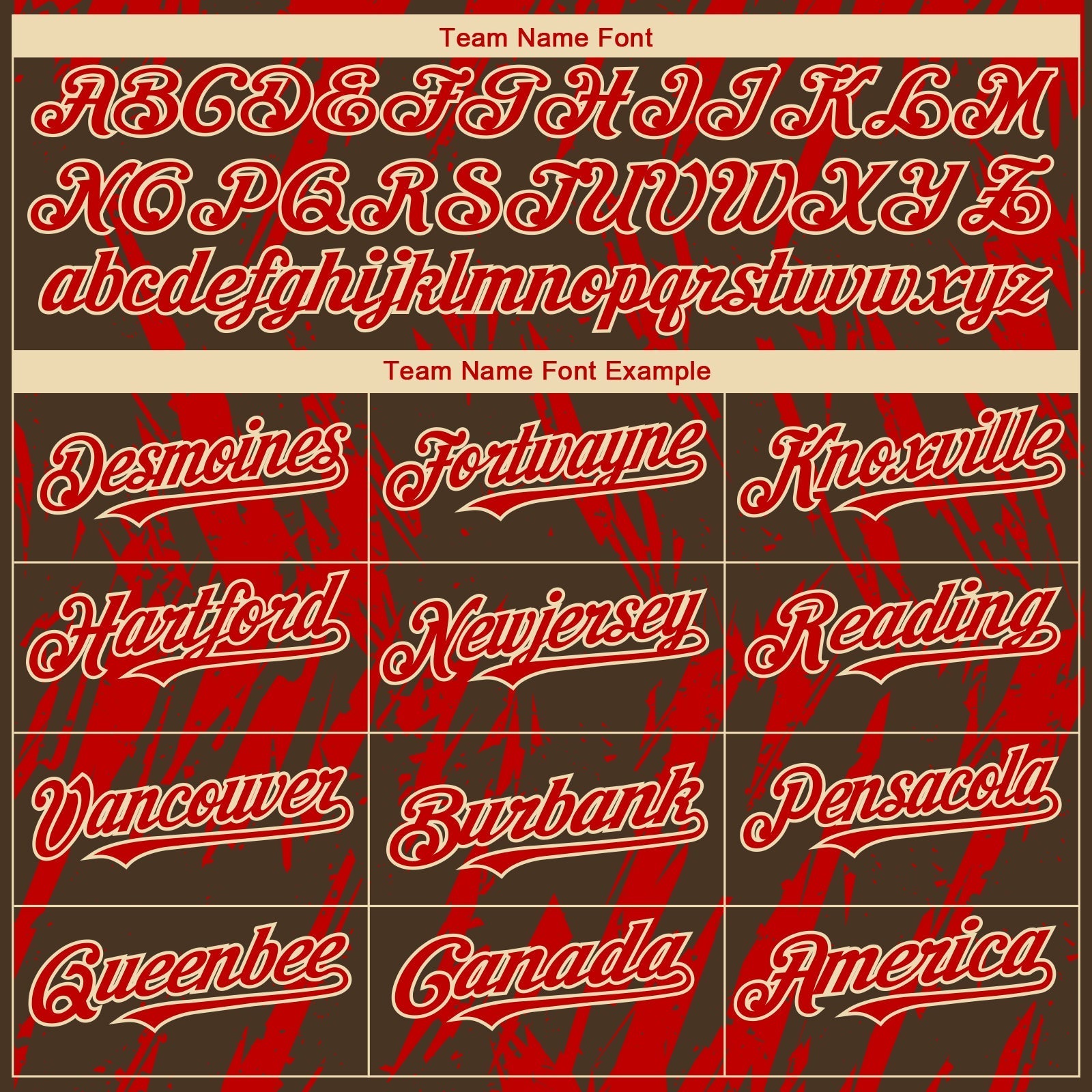 Custom Brown Red-White Splatter Torn Sharp Brush Stroke Authentic Baseball Jersey baseball jersey product view 4