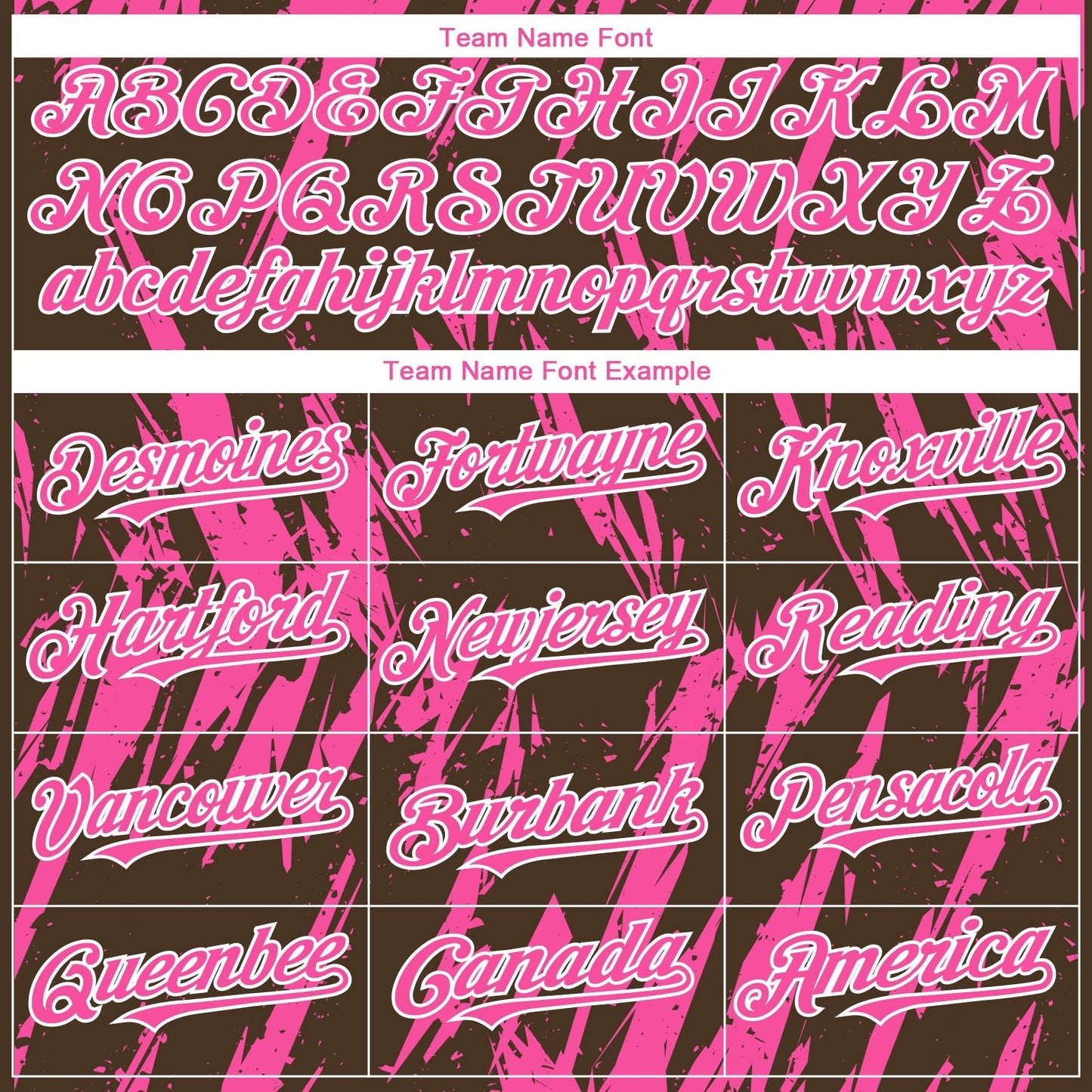 Custom Brown Pink-White Splatter Torn Sharp Brush Stroke Authentic Baseball Jersey baseball jersey product view 4