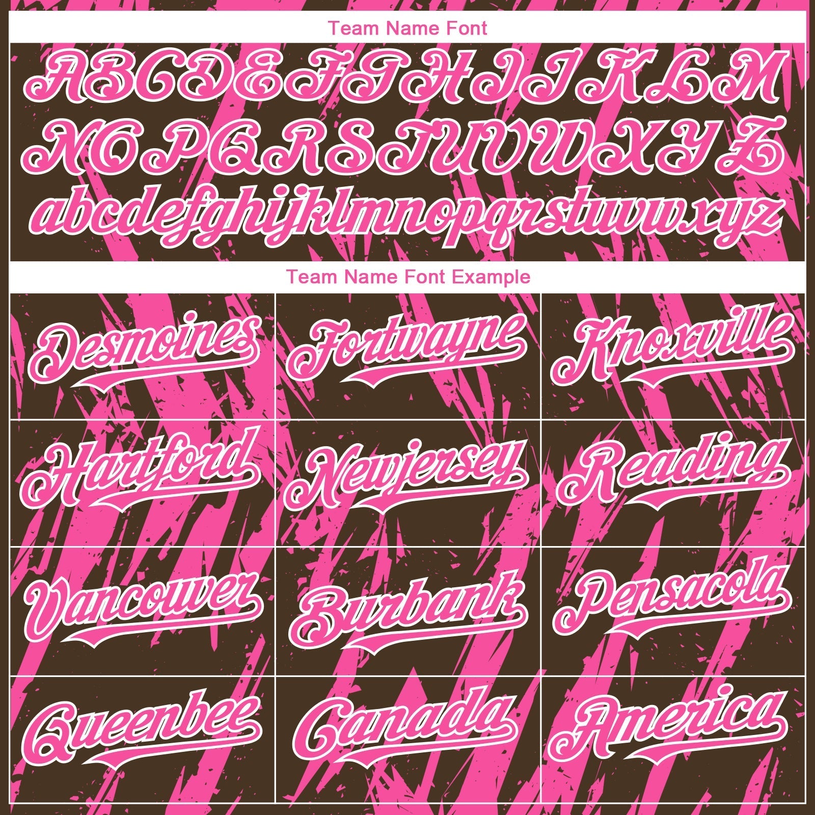 Custom Brown Pink-White Splatter Torn Sharp Brush Stroke Authentic Baseball Jersey baseball jersey product view 4