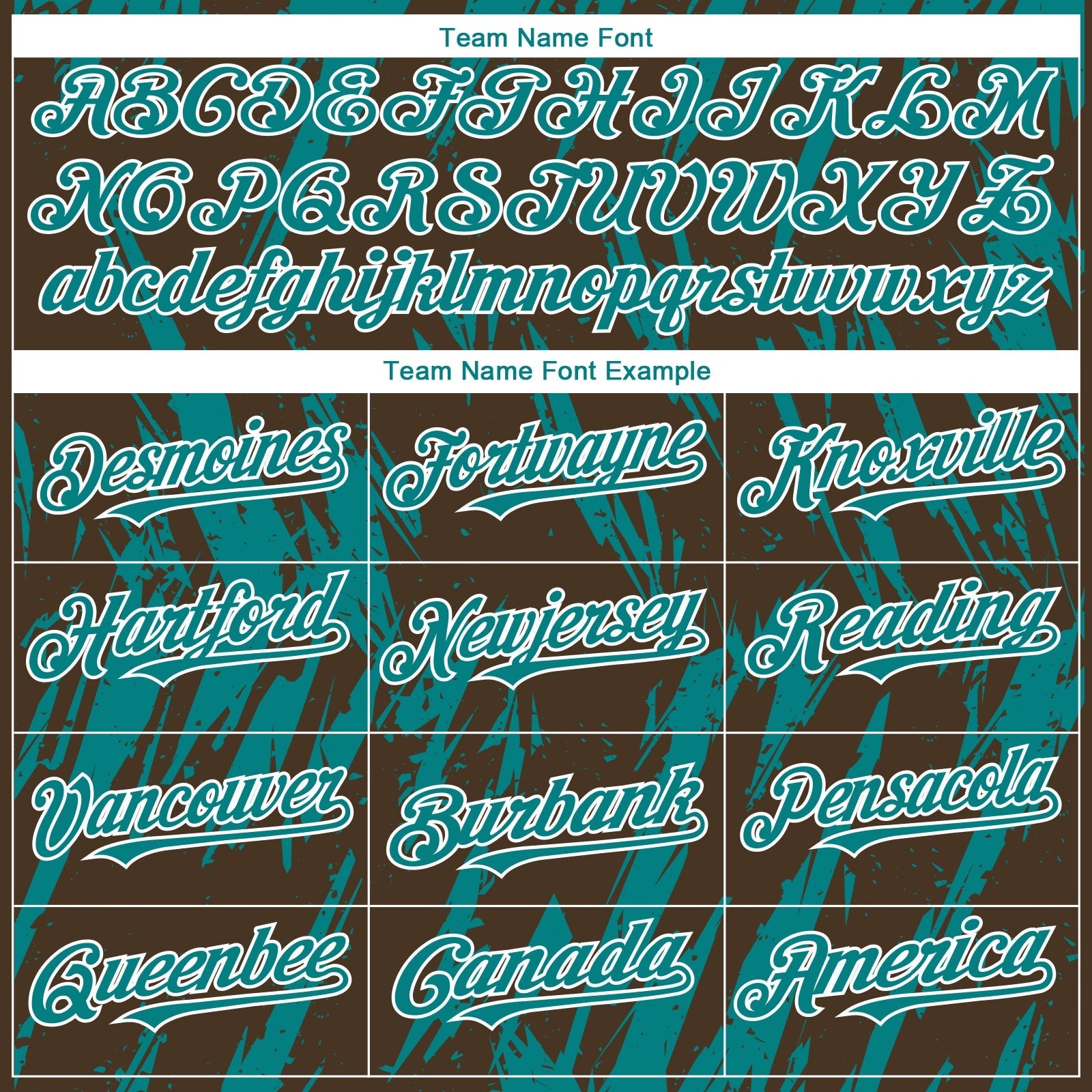Custom Brown Teal-White Splatter Torn Sharp Brush Stroke Authentic Baseball Jersey baseball jersey product view 4