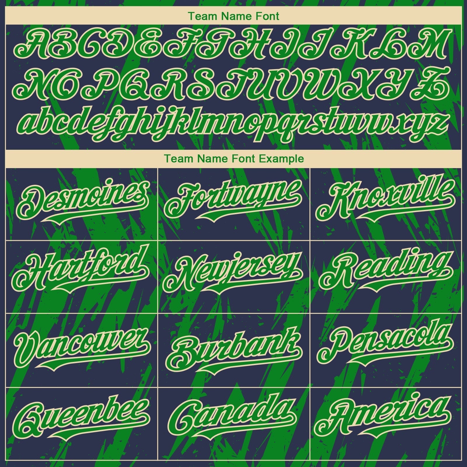 Custom Navy Kelly Green-Cream Splatter Torn Sharp Brush Stroke Authentic Baseball Jersey baseball jersey product view 4