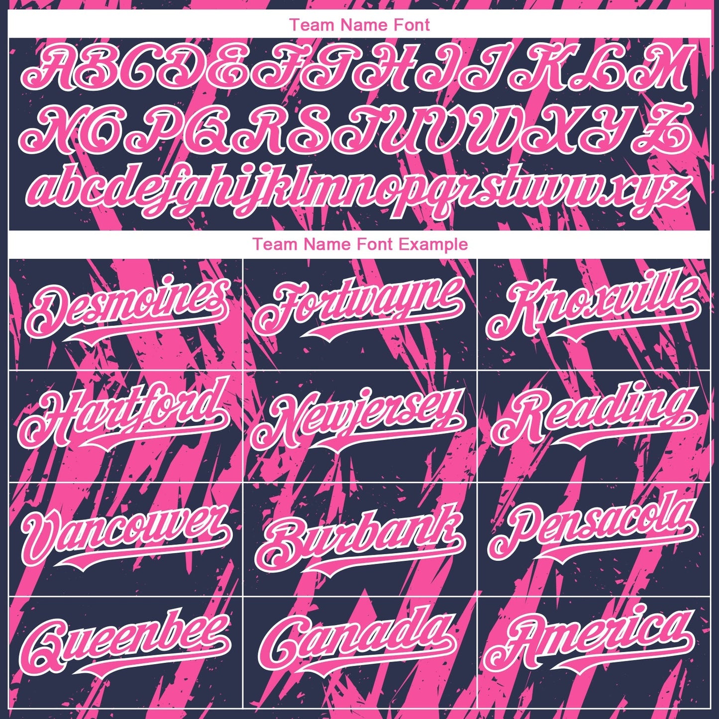 Custom Navy Pink-White Splatter Torn Sharp Brush Stroke Authentic Baseball Jersey baseball jersey product view 4
