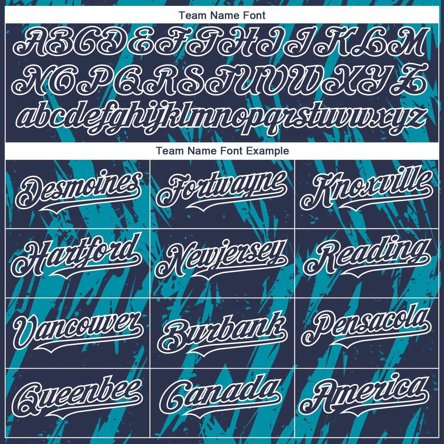 Custom Navy White-Teal Splatter Torn Sharp Brush Stroke Authentic Baseball Jersey baseball jersey product view 4