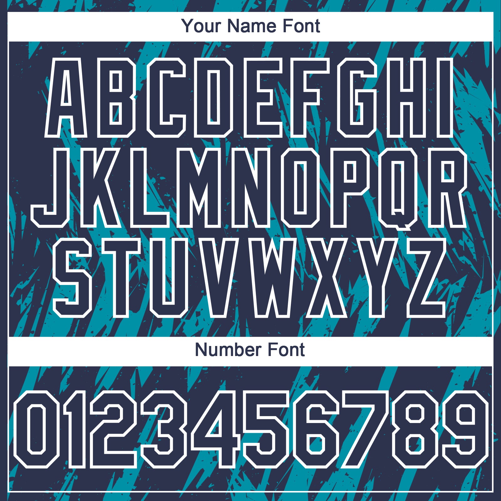 Custom Navy White-Teal Splatter Torn Sharp Brush Stroke Authentic Baseball Jersey baseball jersey product view 5