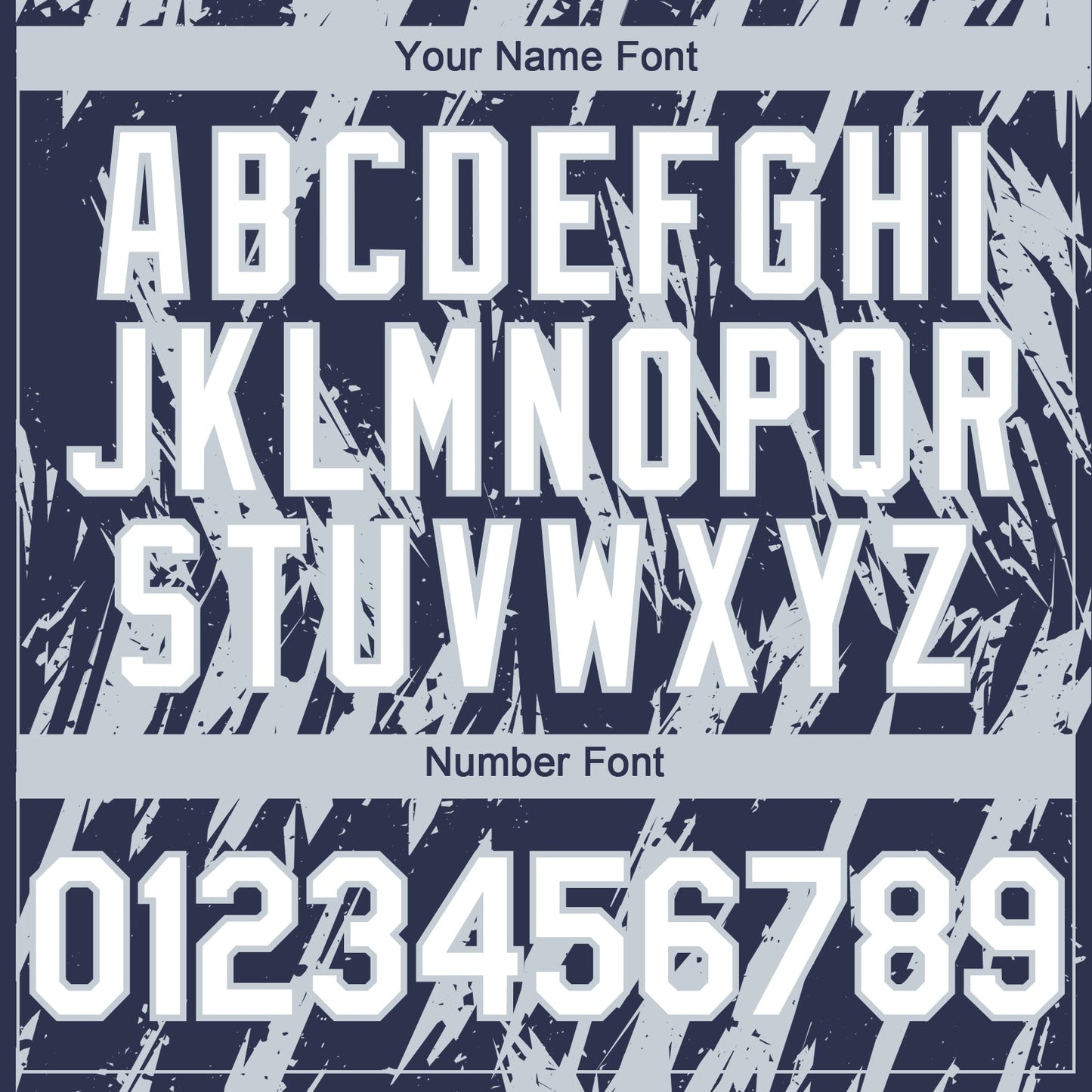 Custom Navy White-Silver Splatter Torn Sharp Brush Stroke Authentic Baseball Jersey baseball jersey product view 5