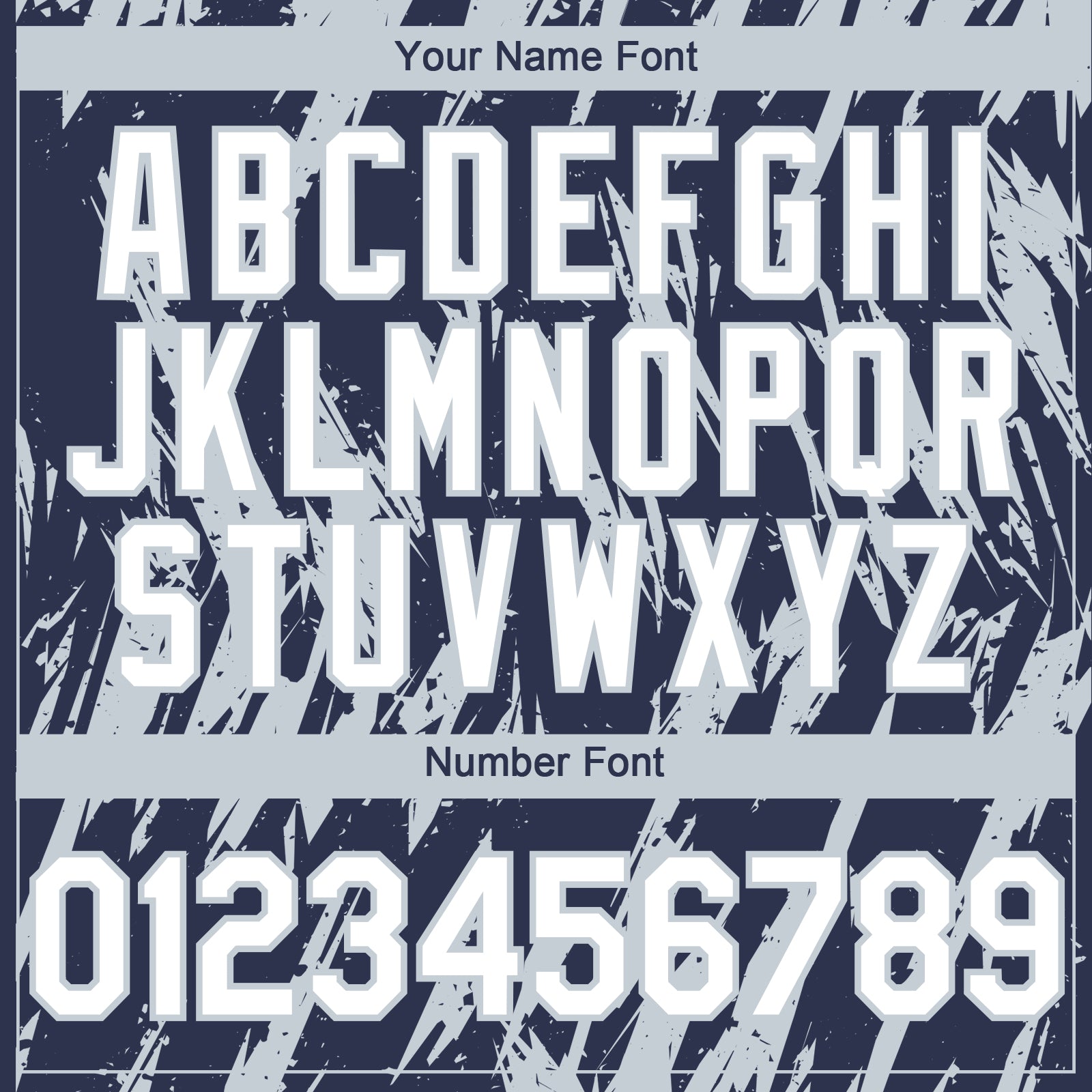 Custom Navy White-Silver Splatter Torn Sharp Brush Stroke Authentic Baseball Jersey baseball jersey product view 5
