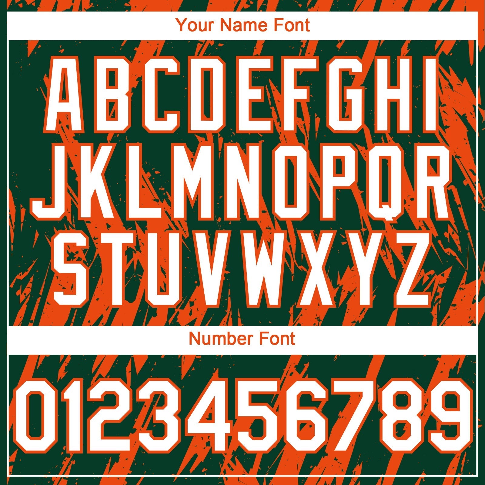 Custom Green White-Orange Splatter Torn Sharp Brush Stroke Authentic Baseball Jersey baseball jersey product view 5
