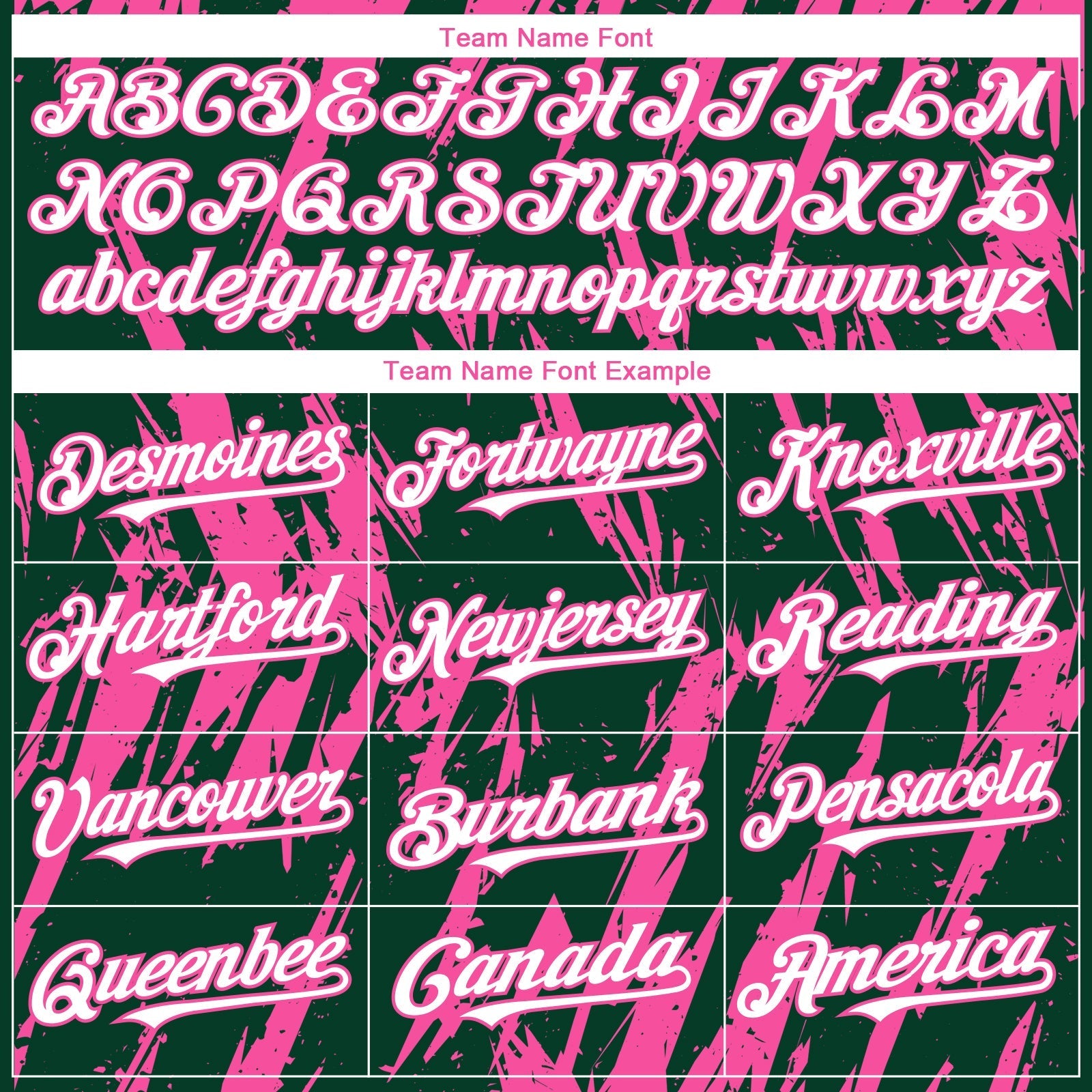 Custom Green White-Pink Splatter Torn Sharp Brush Stroke Authentic Baseball Jersey baseball jersey product view 4