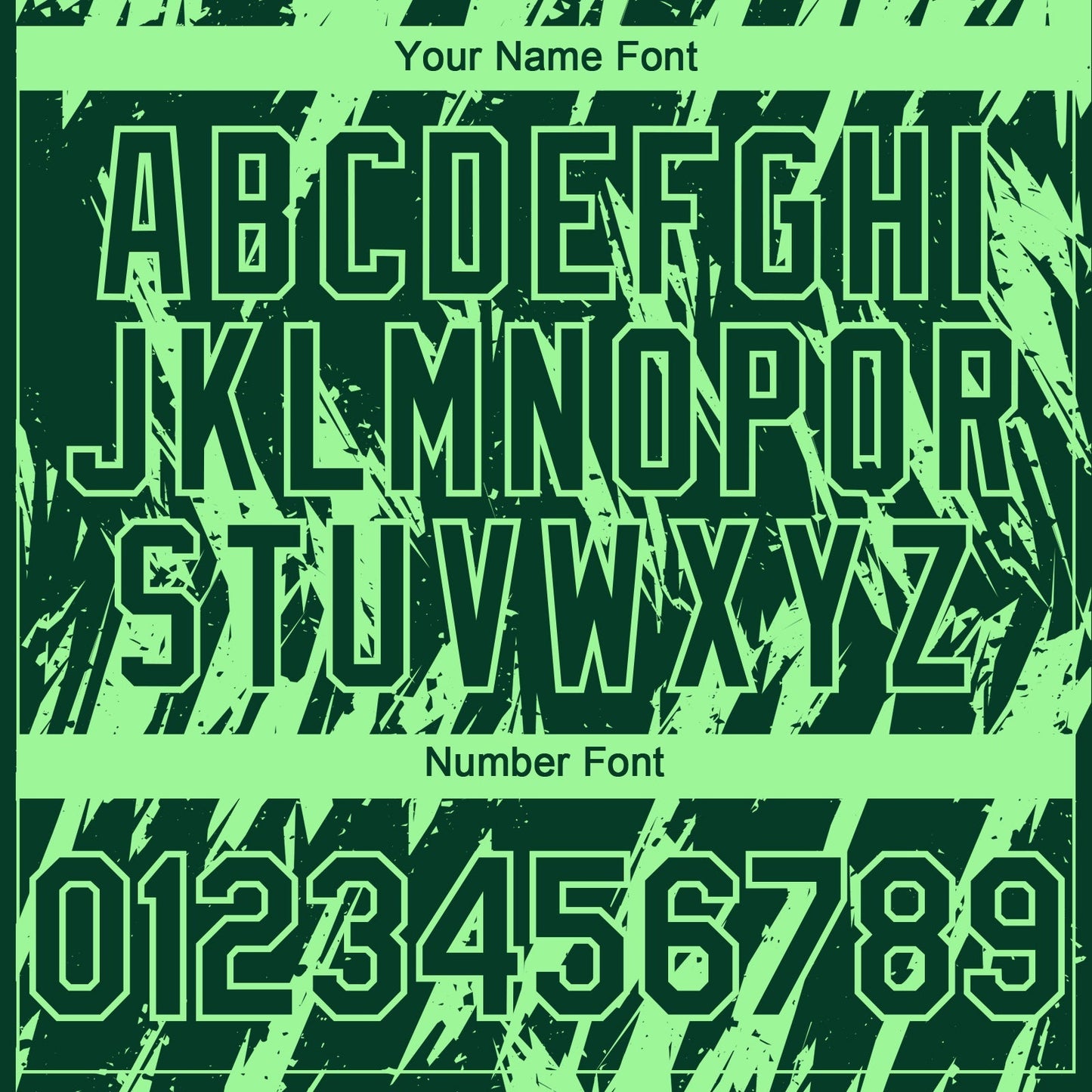 Custom Green Pea Green Splatter Torn Sharp Brush Stroke Authentic Baseball Jersey baseball jersey product view 5