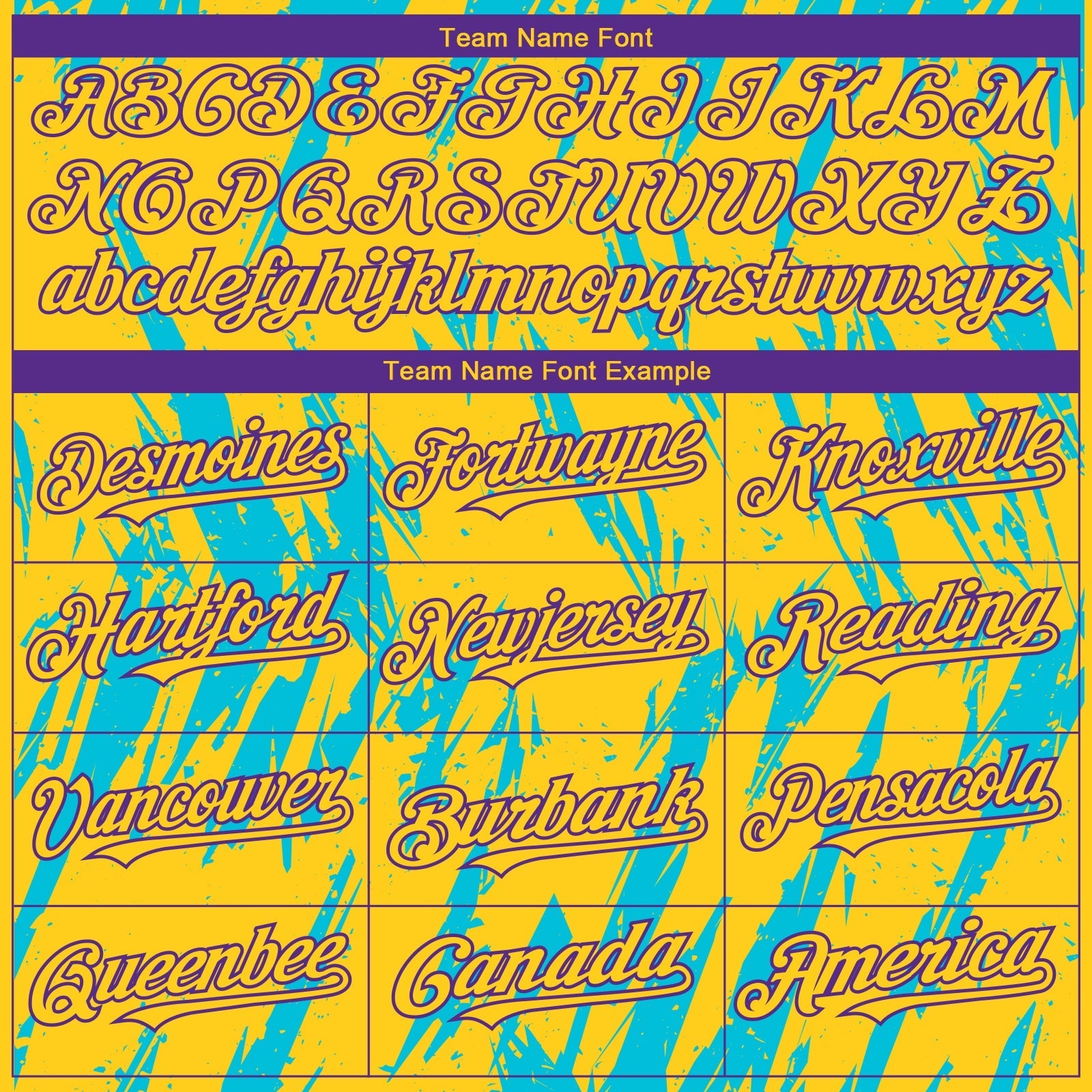 Custom Yellow Purple-Lakes Blue Splatter Torn Sharp Brush Stroke Authentic Baseball Jersey baseball jersey product view 4