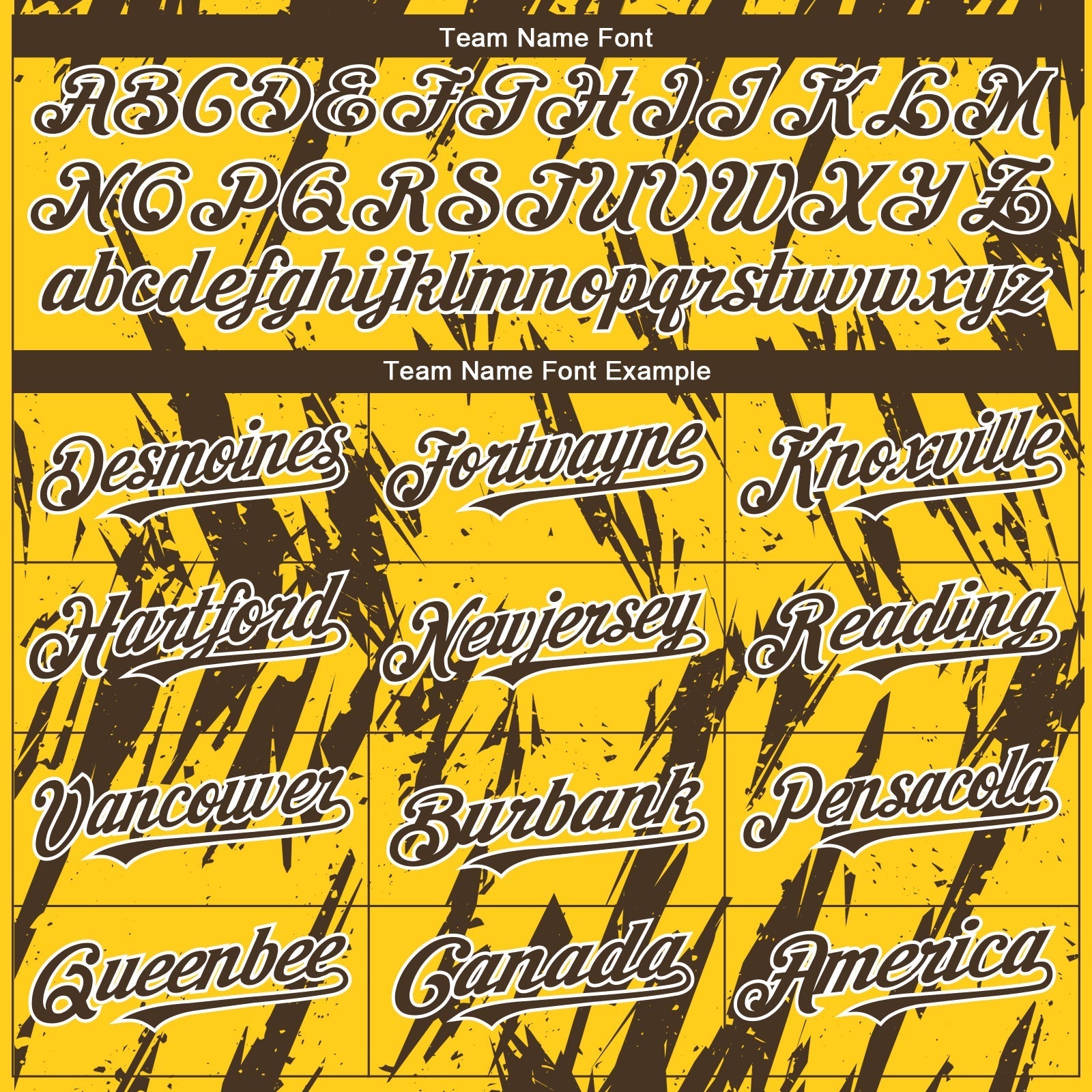 Custom Yellow Brown-White Splatter Torn Sharp Brush Stroke Authentic Baseball Jersey baseball jersey product view 4
