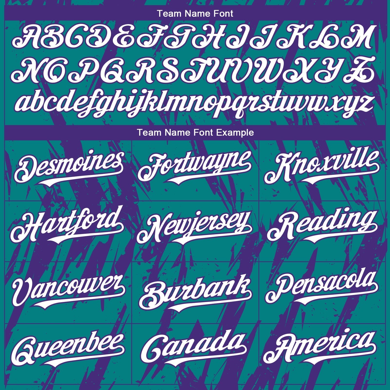 Custom Teal White-Purple Splatter Torn Sharp Brush Stroke Authentic Baseball Jersey baseball jersey product view 4