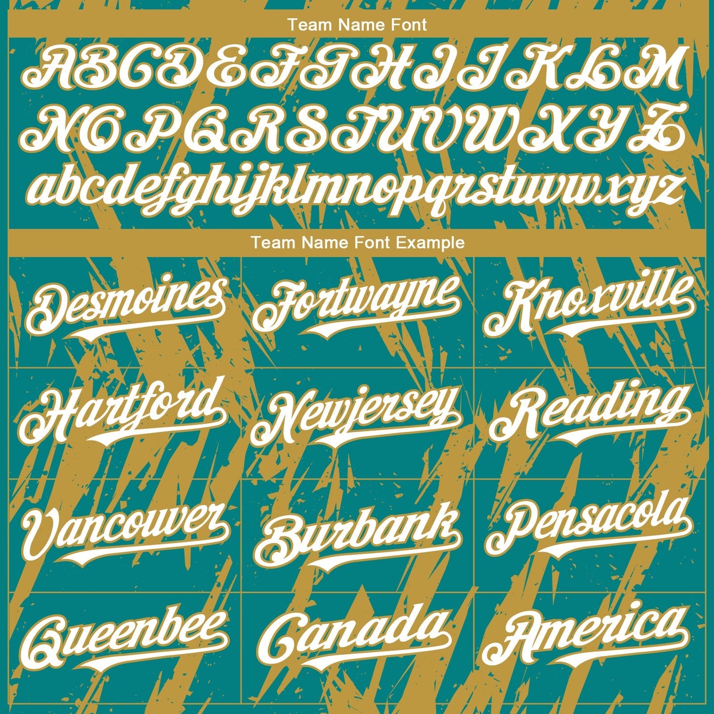 Custom Teal White-Old Gold Splatter Torn Sharp Brush Stroke Authentic Baseball Jersey baseball jersey product view 4