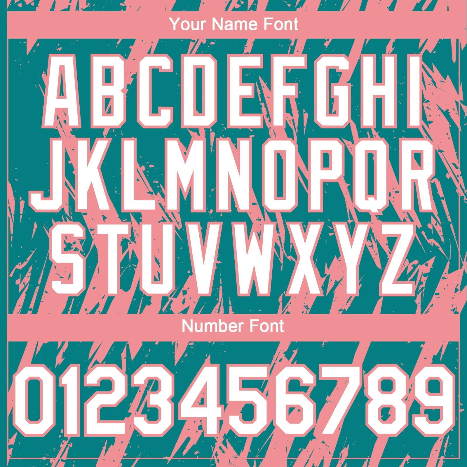 Custom Teal White-Medium Pink Splatter Torn Sharp Brush Stroke Authentic Baseball Jersey baseball jersey product view 5