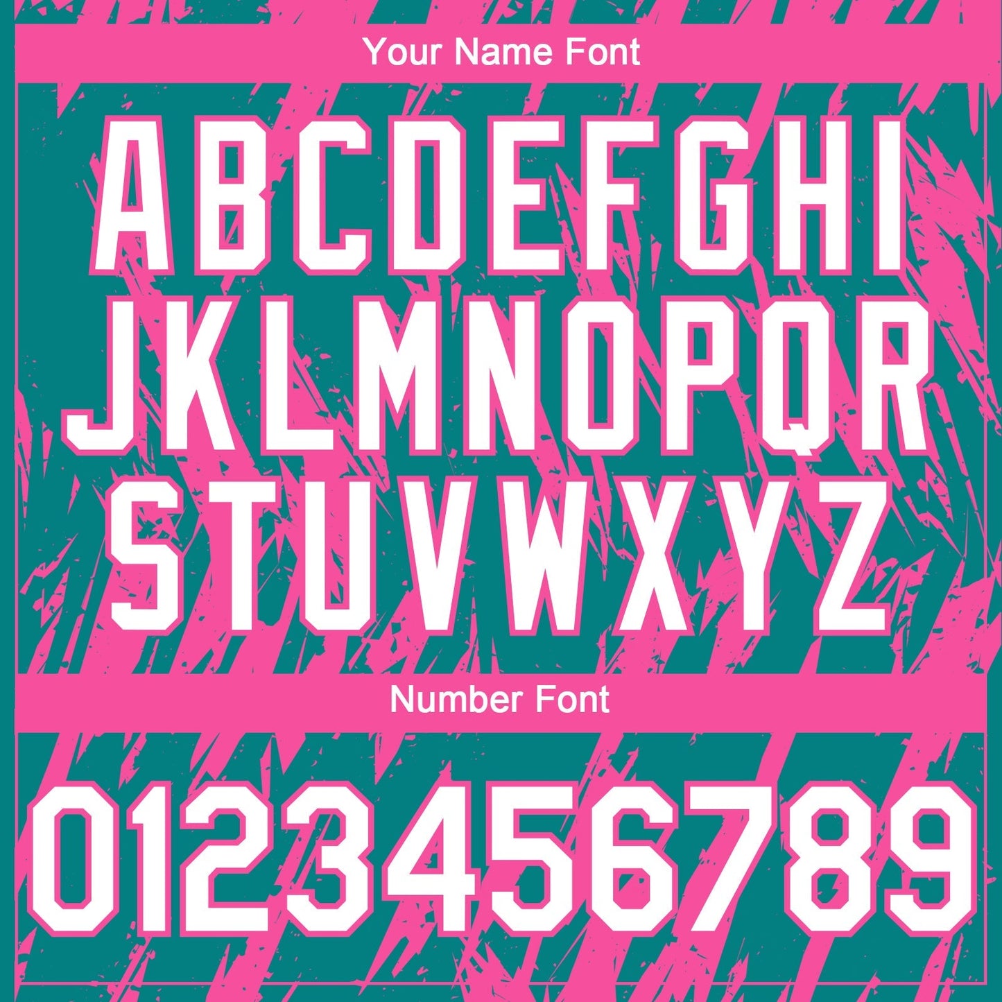 Custom Teal White-Pink Splatter Torn Sharp Brush Stroke Authentic Baseball Jersey baseball jersey product view 5