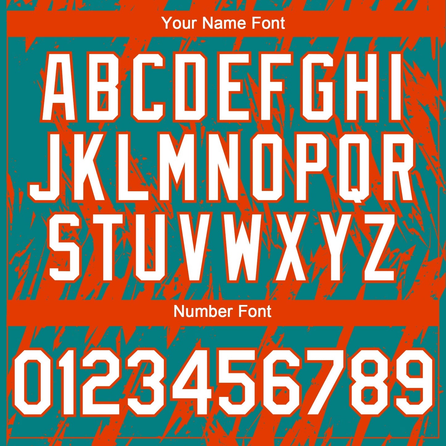 Custom Teal White-Orange Splatter Torn Sharp Brush Stroke Authentic Baseball Jersey baseball jersey product view 5
