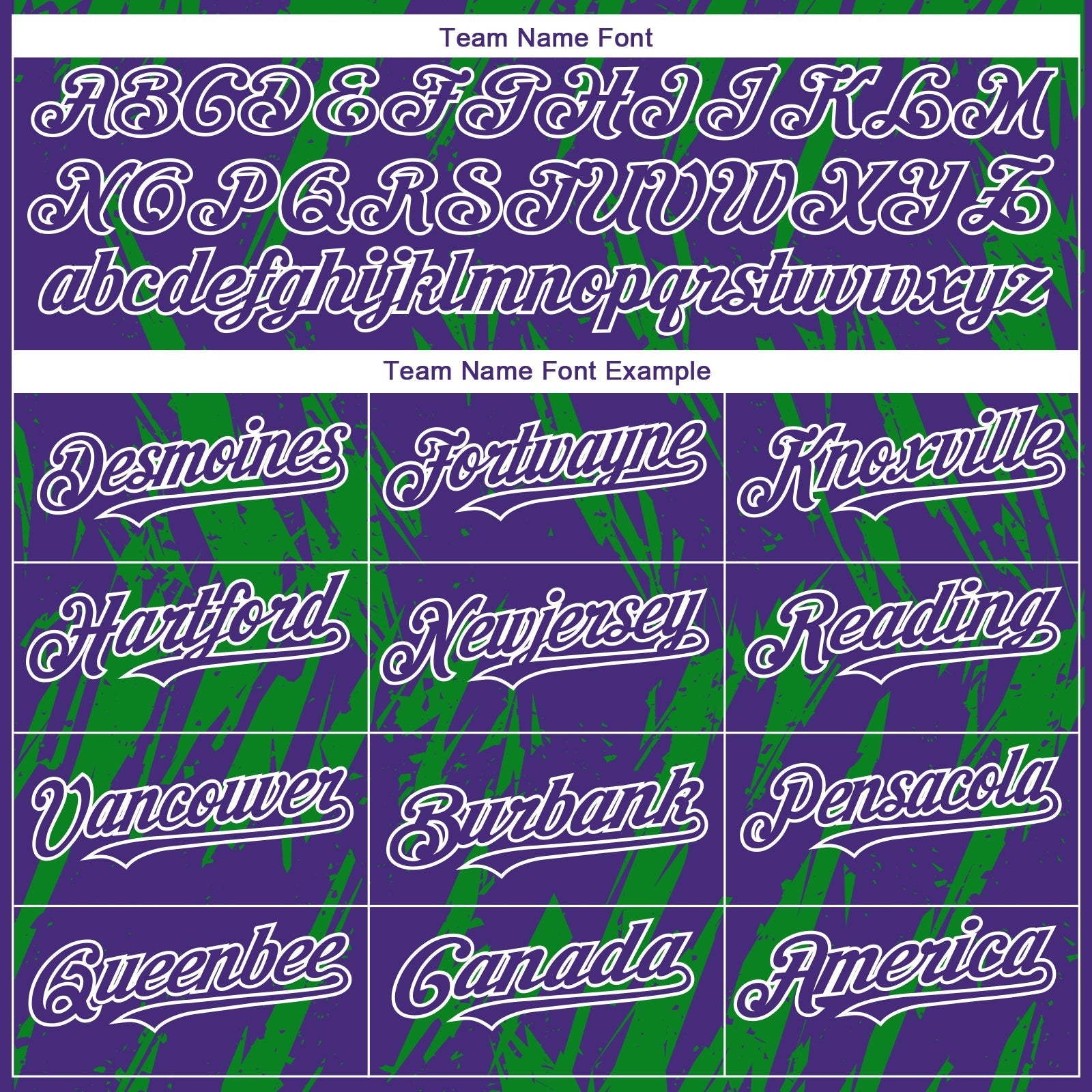 Custom Purple White-Grass Green Splatter Torn Sharp Brush Stroke Authentic Baseball Jersey baseball jersey product view 4