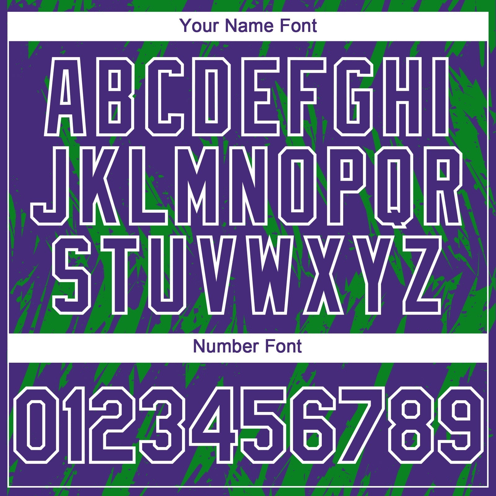 Custom Purple White-Grass Green Splatter Torn Sharp Brush Stroke Authentic Baseball Jersey baseball jersey product view 5