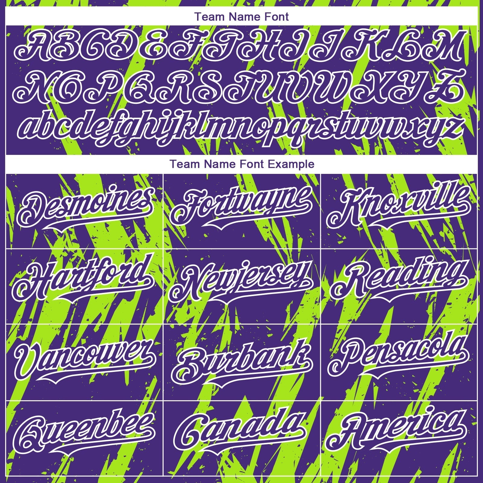Custom Purple White-Neon Green Splatter Torn Sharp Brush Stroke Authentic Baseball Jersey baseball jersey product view 4