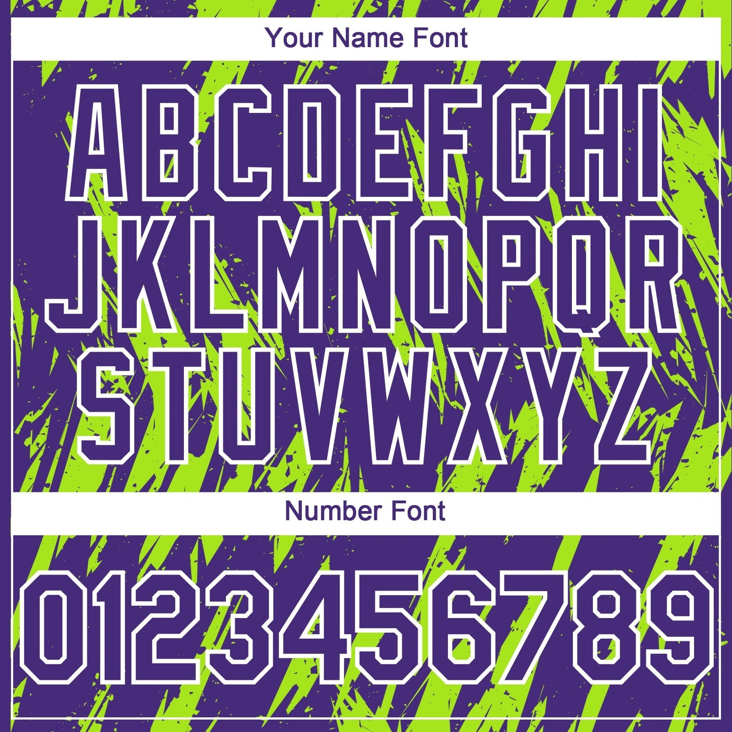 Custom Purple White-Neon Green Splatter Torn Sharp Brush Stroke Authentic Baseball Jersey baseball jersey product view 5