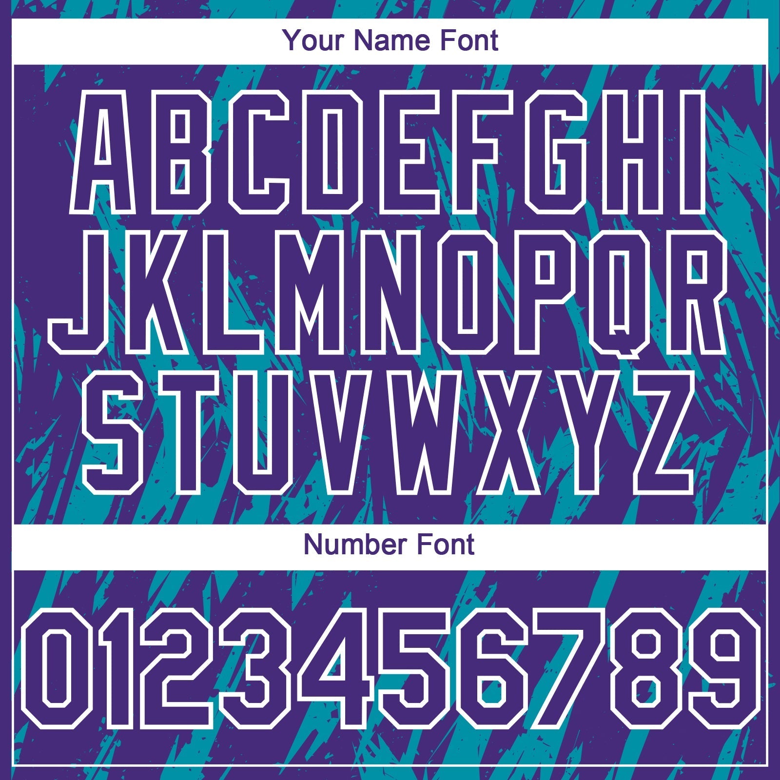 Custom Purple White-Teal Splatter Torn Sharp Brush Stroke Authentic Baseball Jersey baseball jersey product view 5