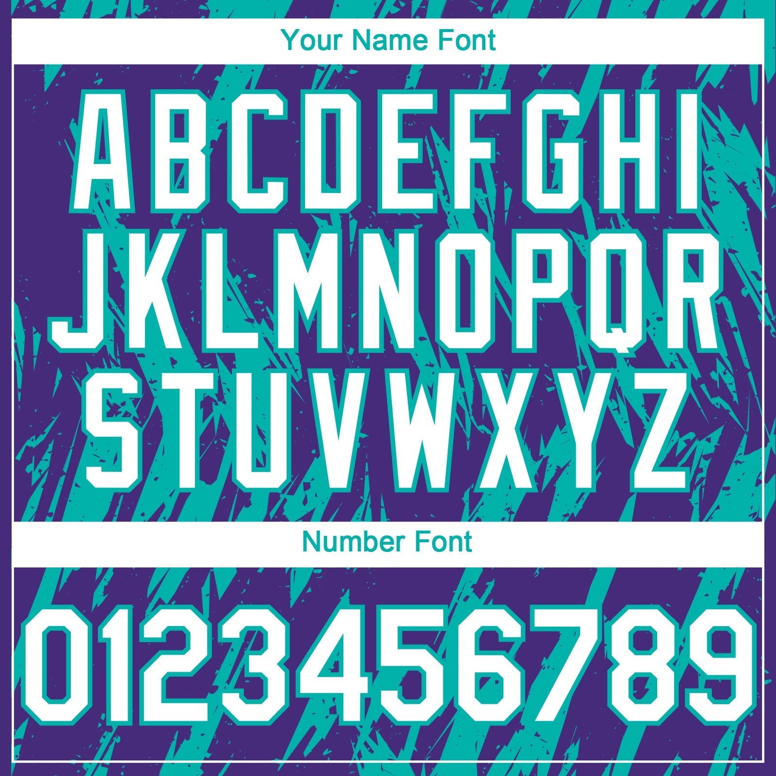 Custom Purple White-Aqua Splatter Torn Sharp Brush Stroke Authentic Baseball Jersey baseball jersey product view 5